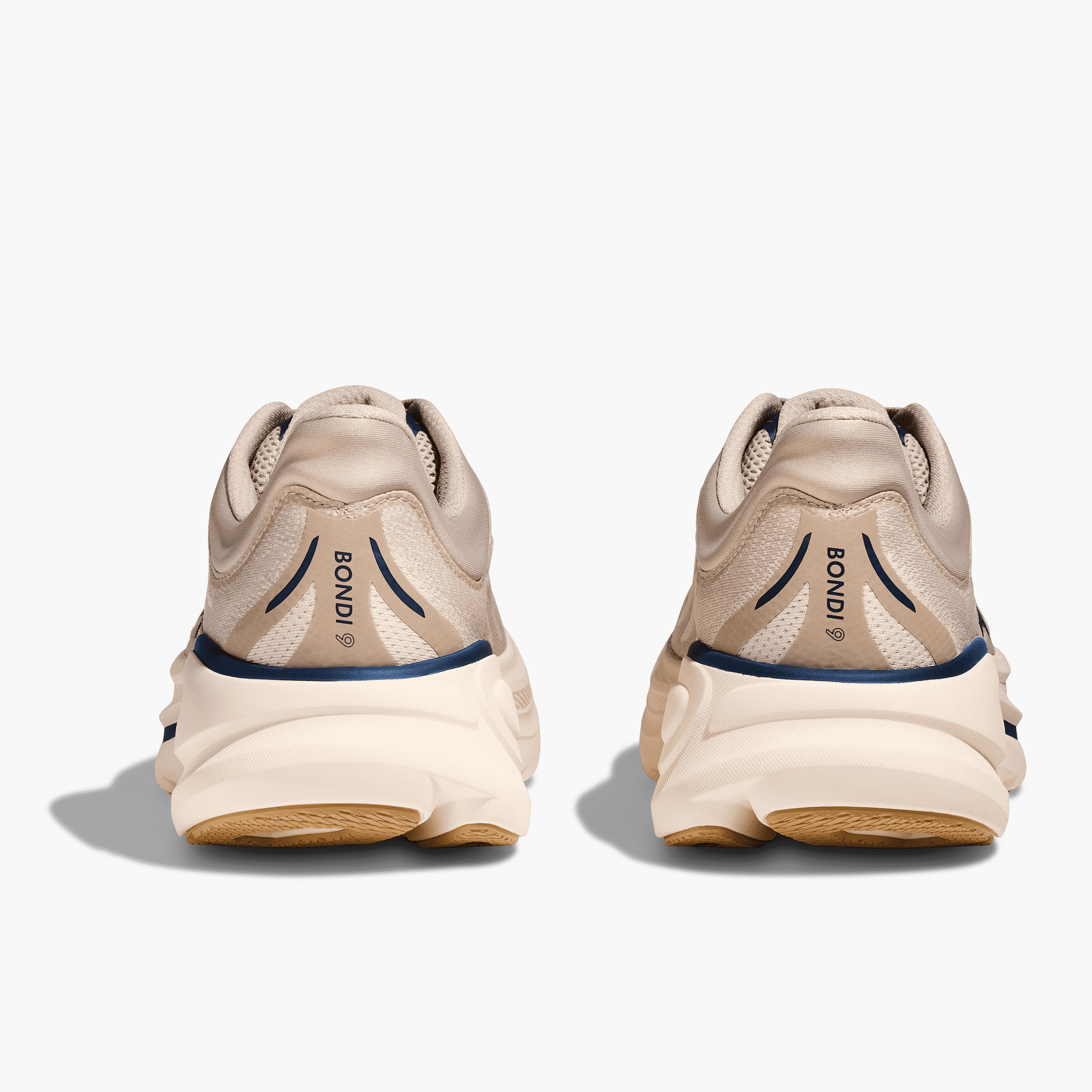Heel angle shot of Men's Bondi 9 in Stucco  /  Grout