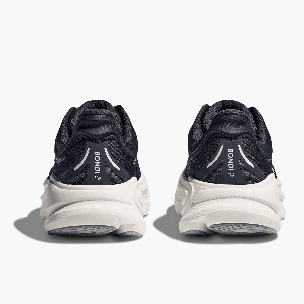Heel angle shot of Men's Bondi 9 in Varsity Navy / White