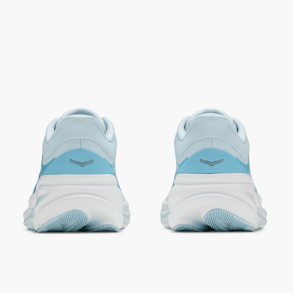 Heel angle shot of Women's Clifton Pro in Glimmering Blue  /  Soaring Blue