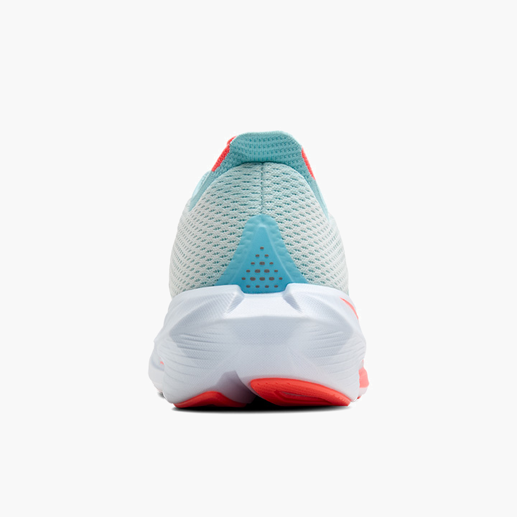 Heel angle shot of Women's Hyperion 3 in White / Pink Clay / Atomizer