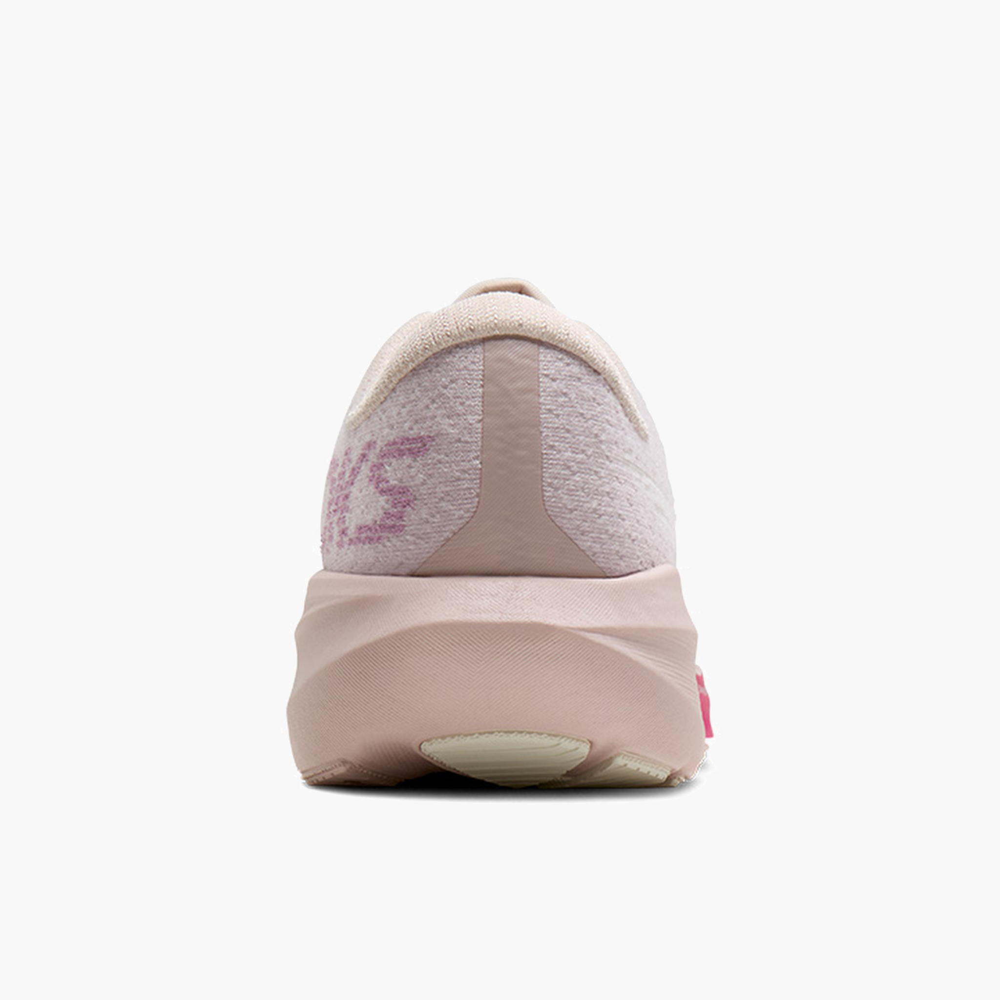 Heel angle shot of Women's Ghost Amp in Pink / Pink / Fuchsia