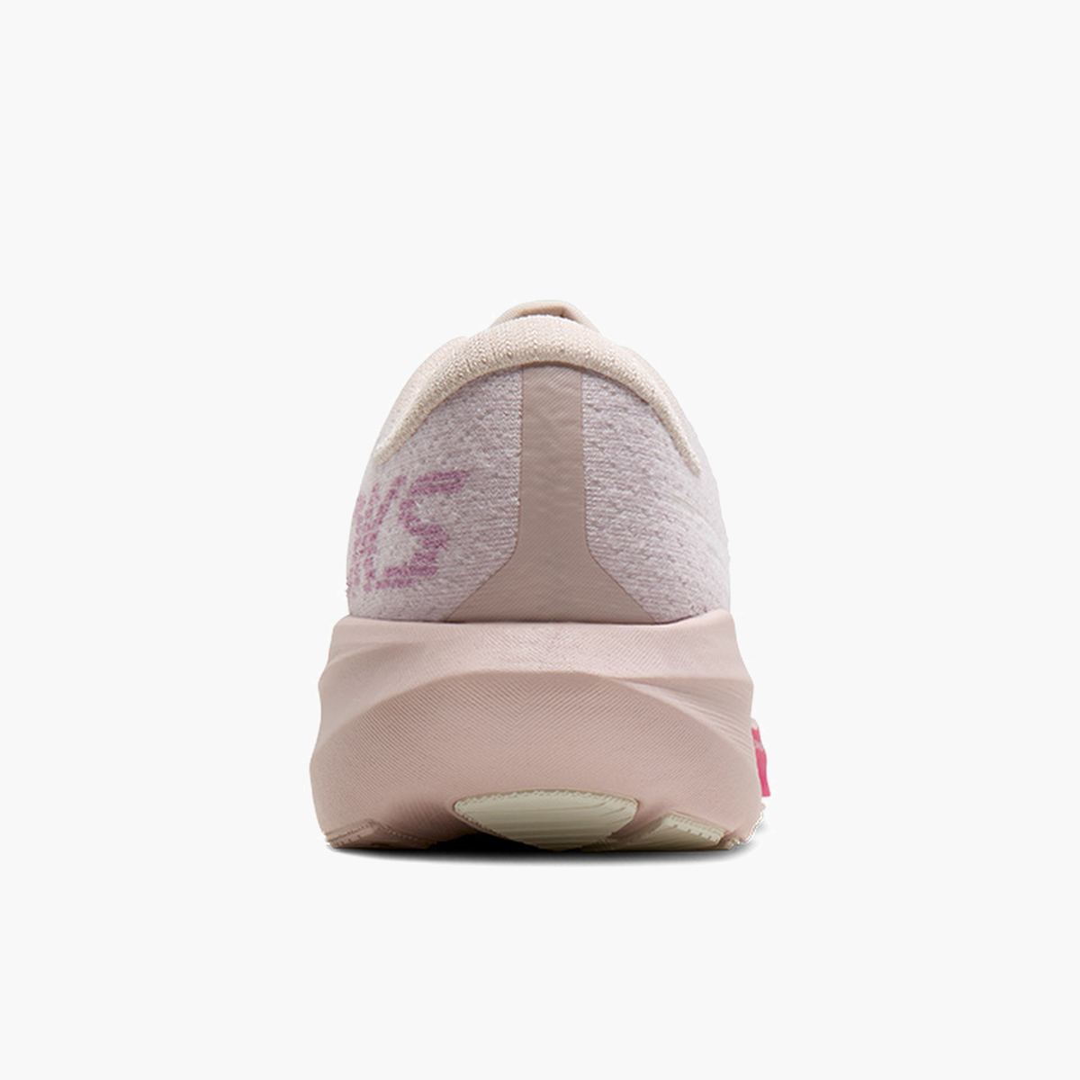 Heel angle shot of Women's Ghost Amp in Pink / Pink / Fuchsia