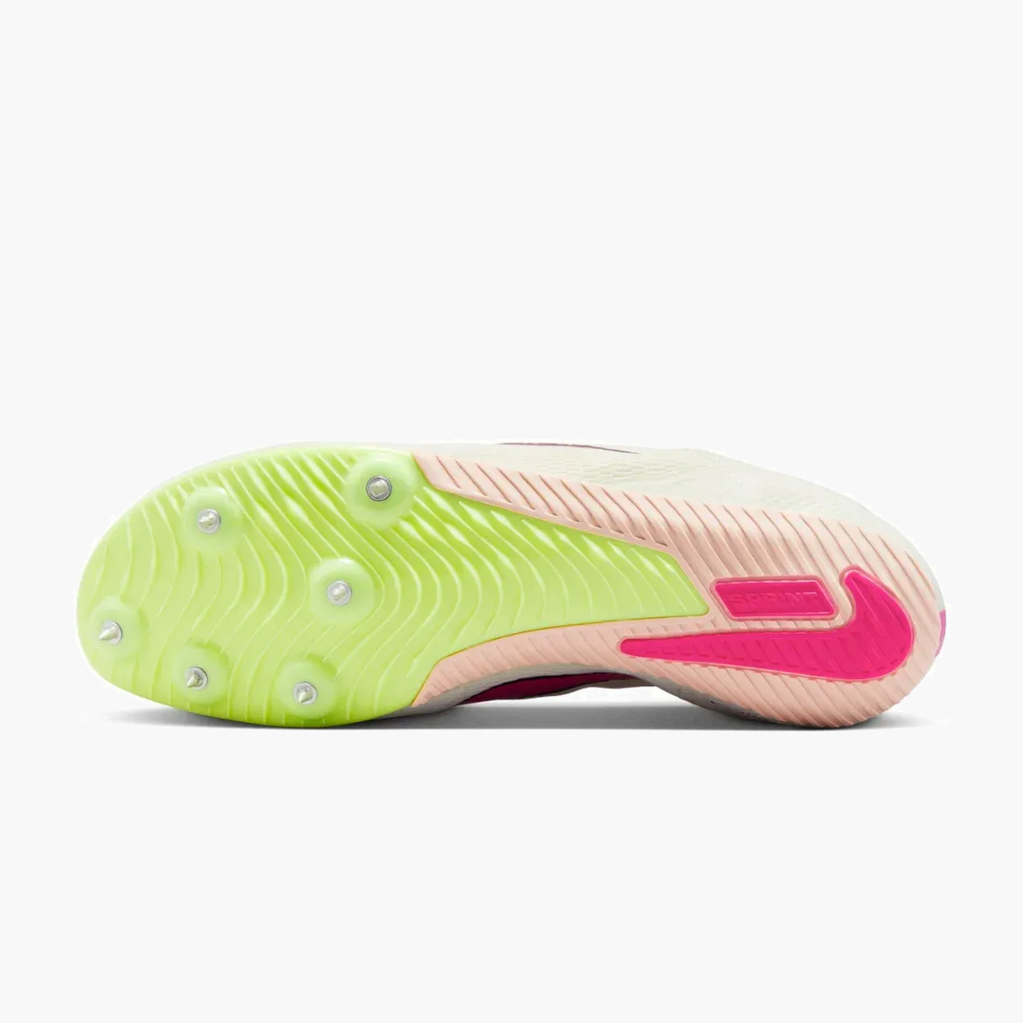 All Gender Zoom Rival Sprint in Sail / Fierce Pink-LT Lemon Twist - 6
