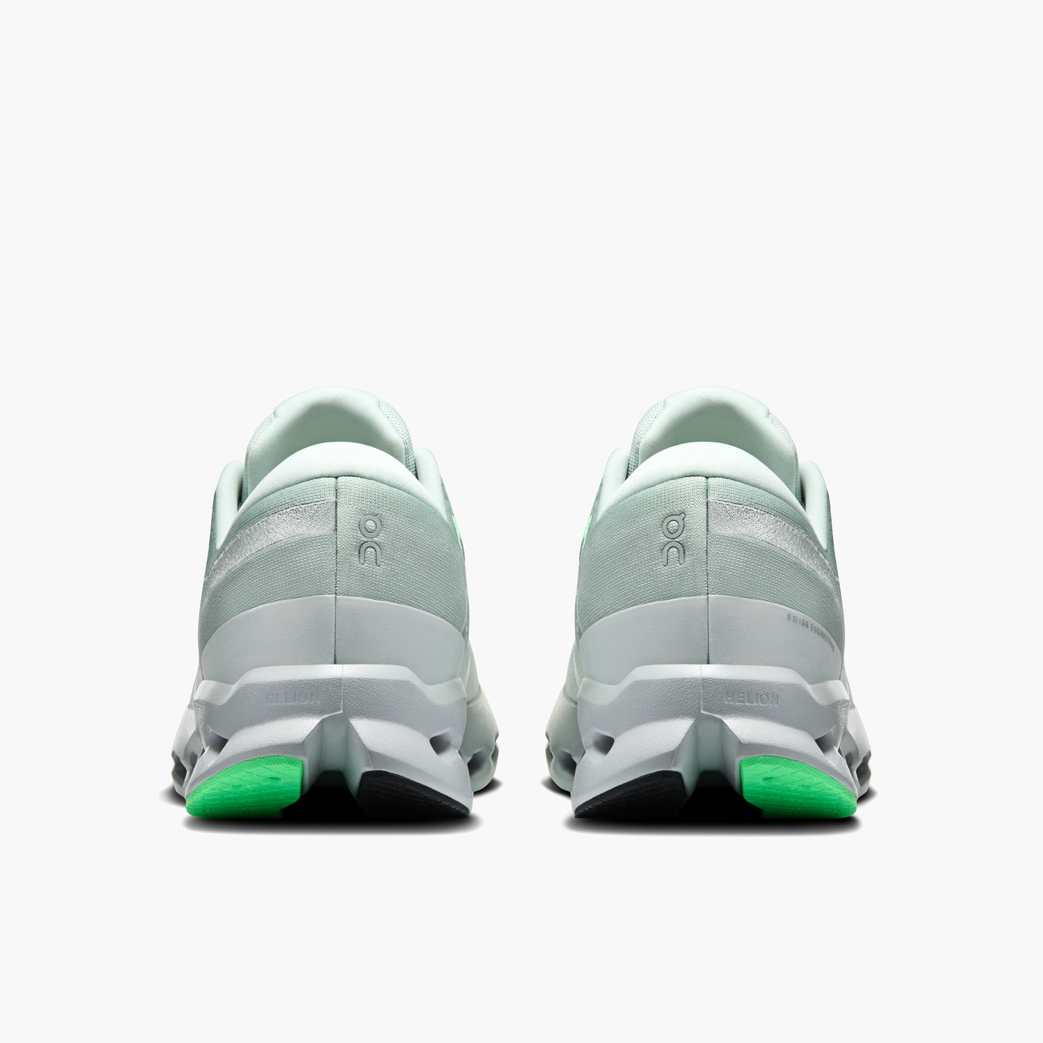 Heel angle shot of Men's Cloudsurfer 2 in Surf / Glacier