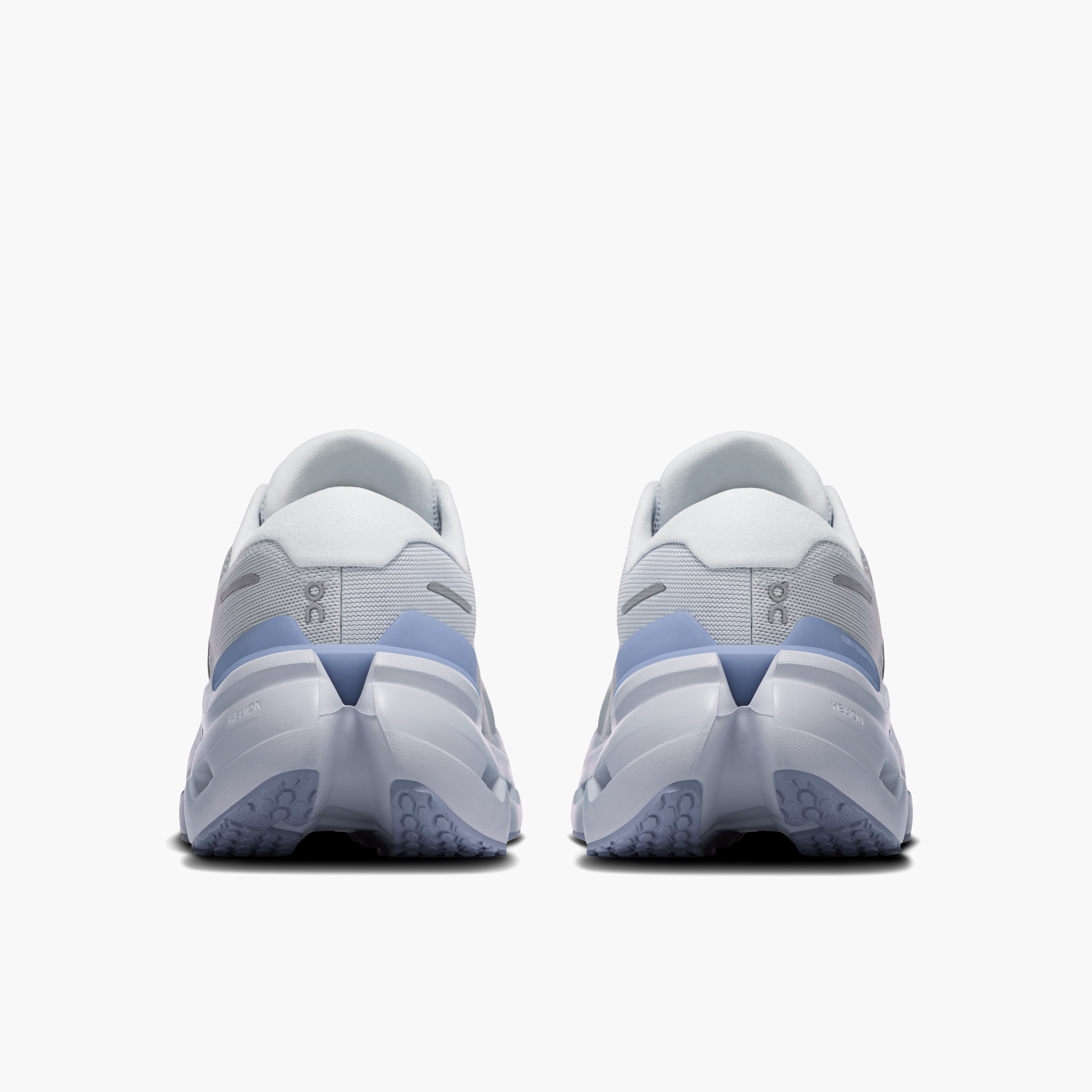 Heel angle shot of Women's Cloudrunner 3 in Heather | Marsh