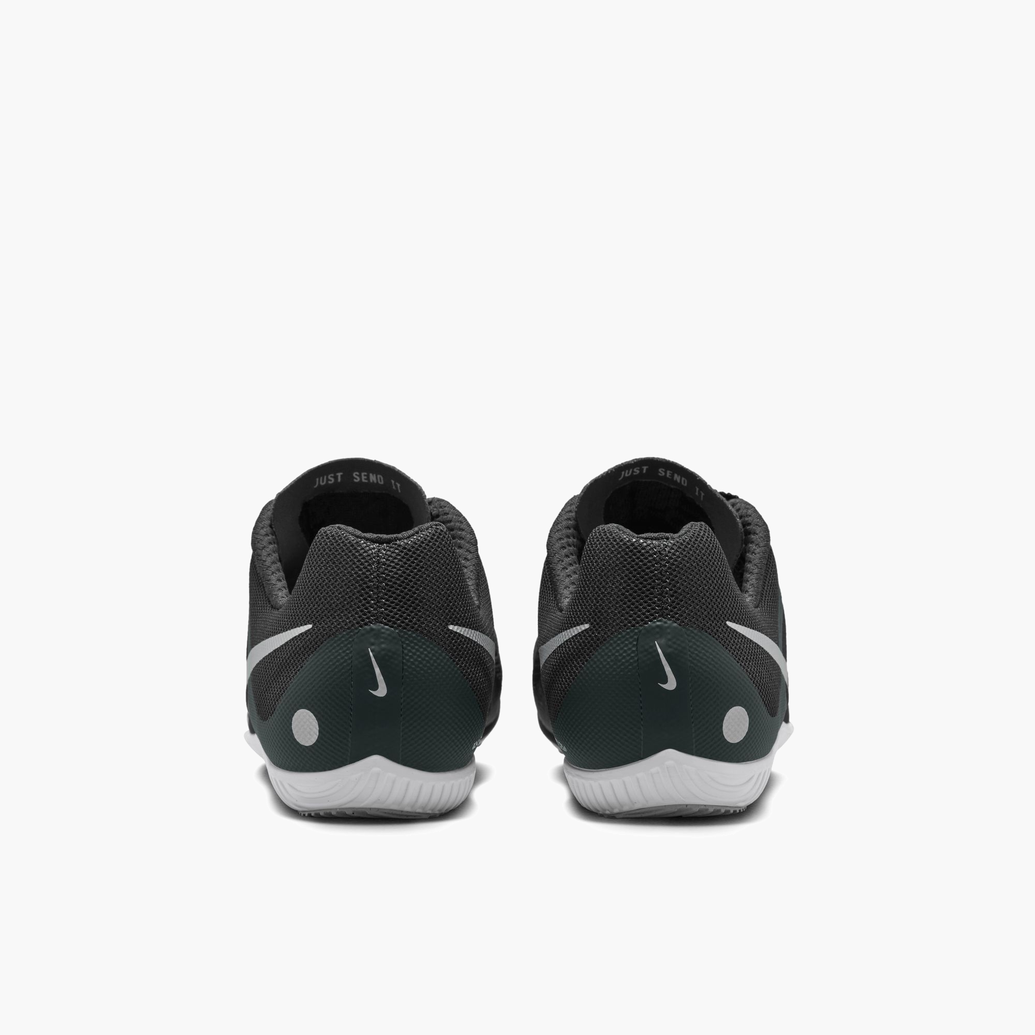 Heel angle shot of All Gender Rival Multi in Black / Metallic Silver-black