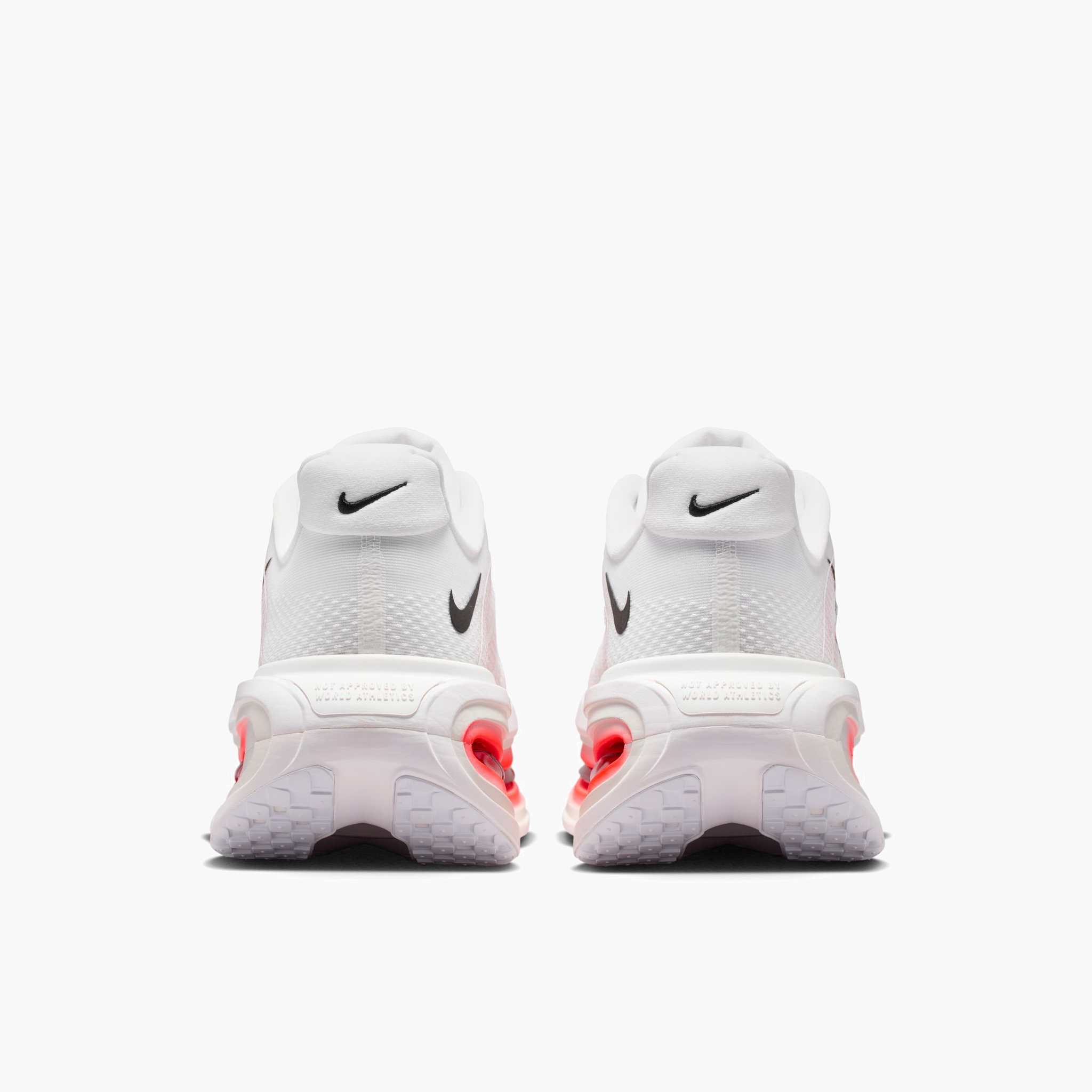 Heel angle shot of Men's Vomero Premium in White / Black-Bright Crimson-Photon Dust