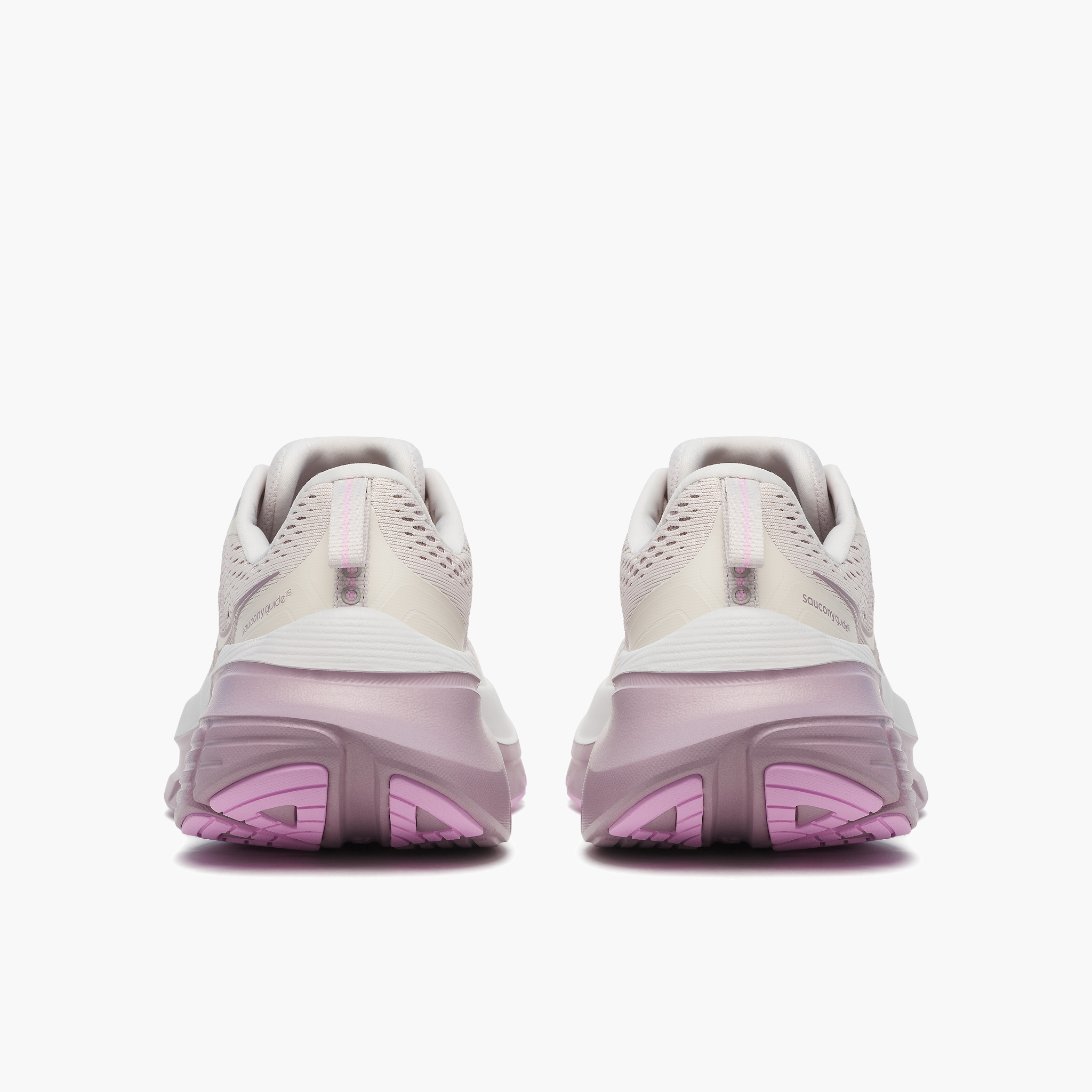 Heel angle shot of Women's Guide 18 in Moon/quail