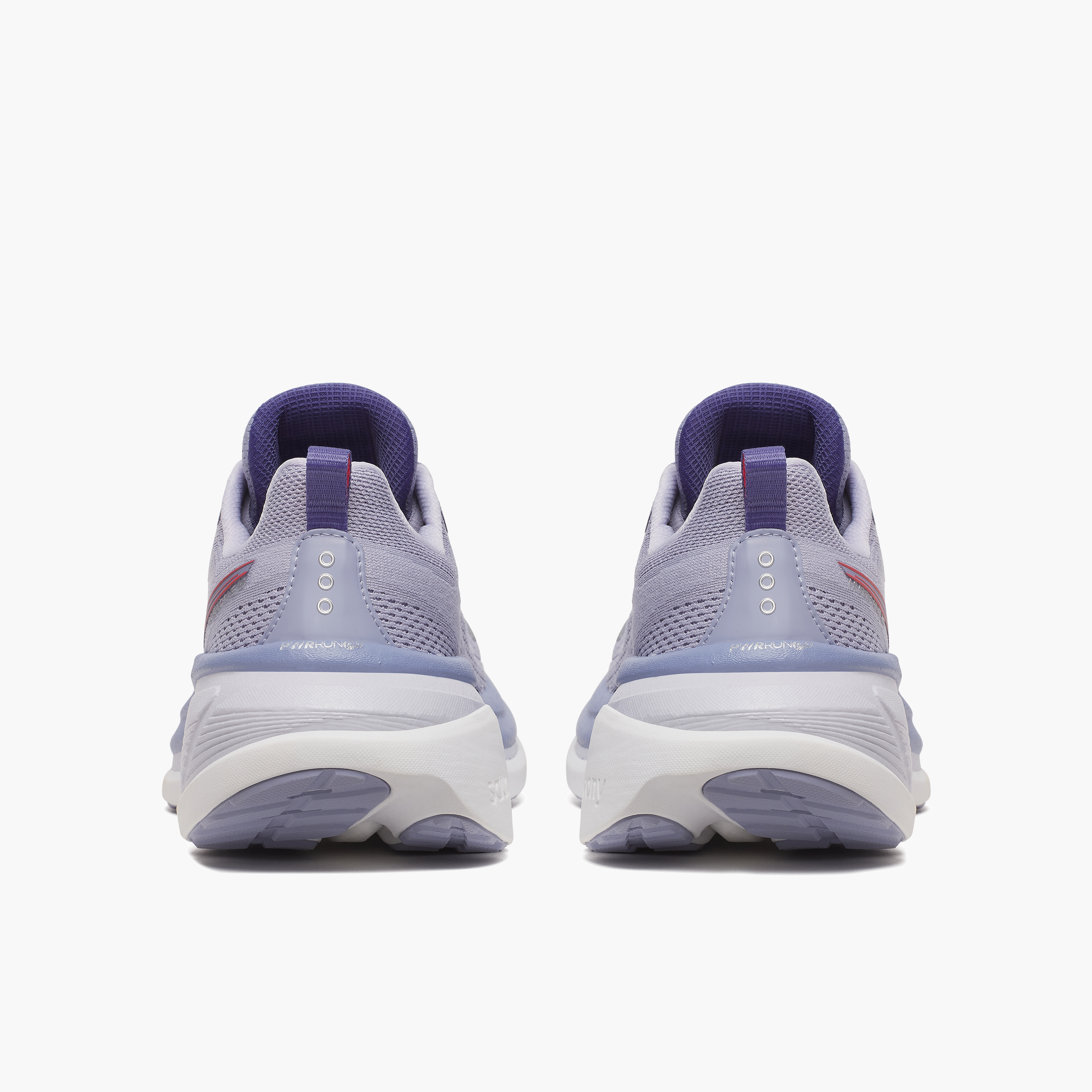 Heel angle shot of Women's Hurricane 25 in Thistle / Aster