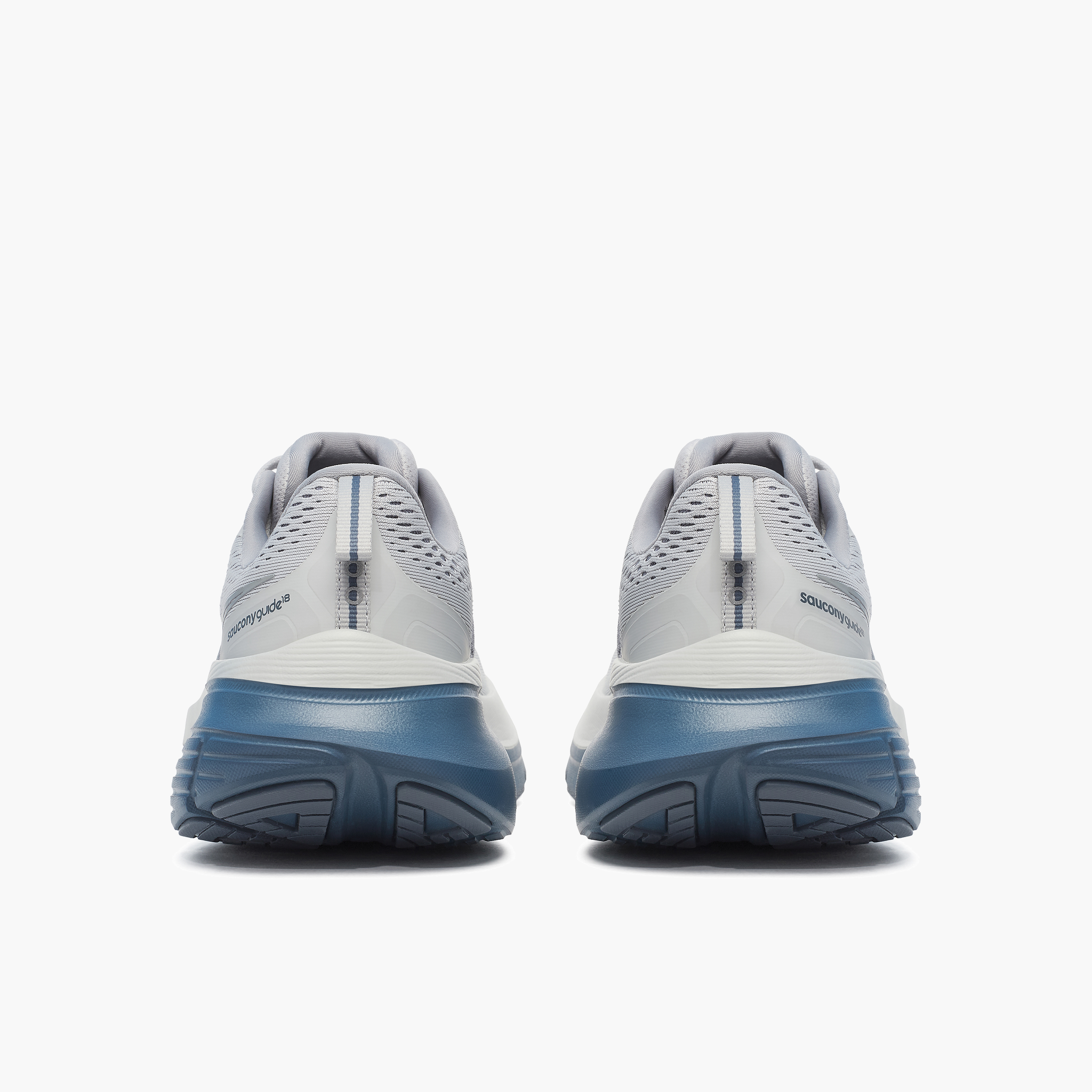Heel angle shot of Men's Guide 18 in Fossil/dusk