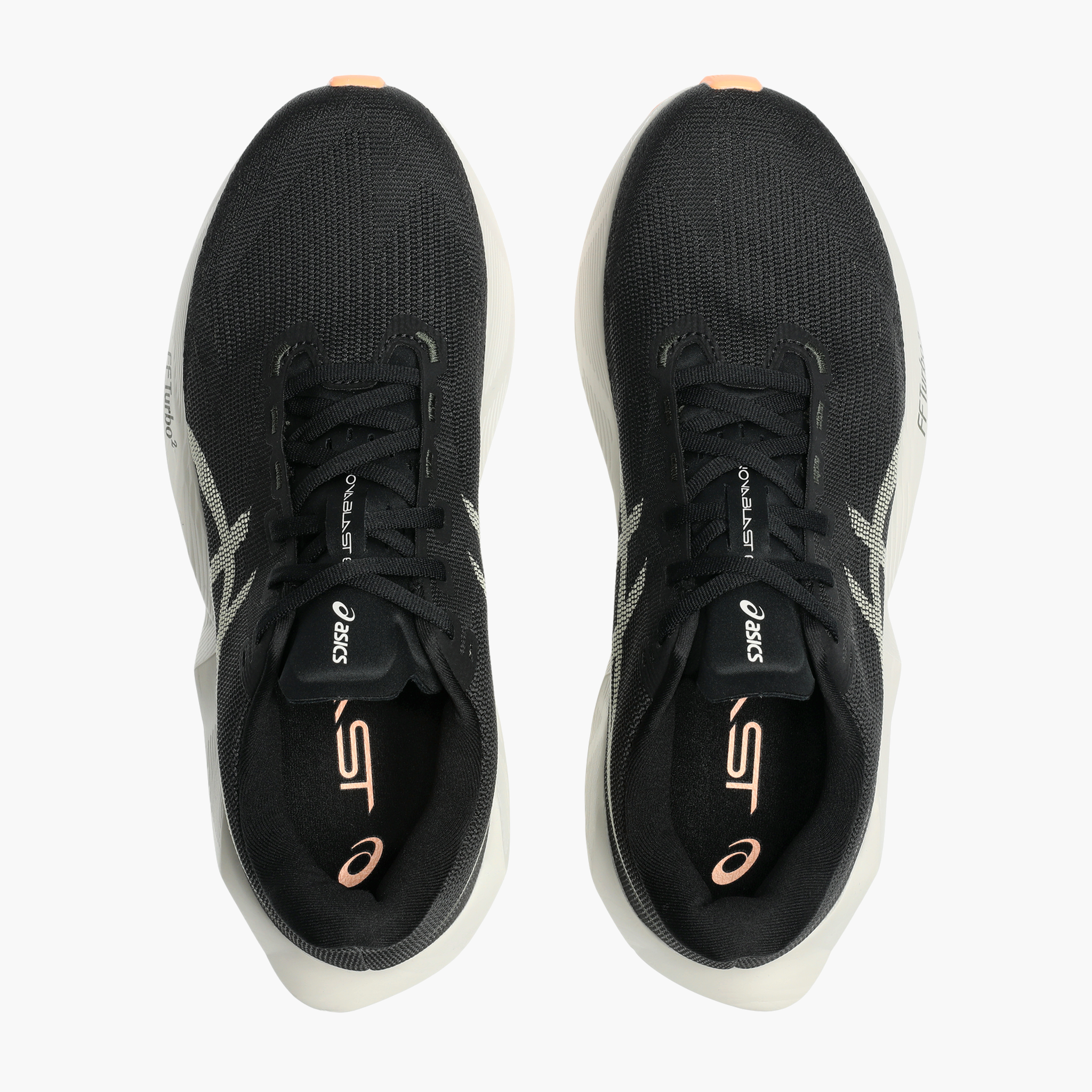 Overhead angle shot of Men's Novablast 6 in Black / Khaki