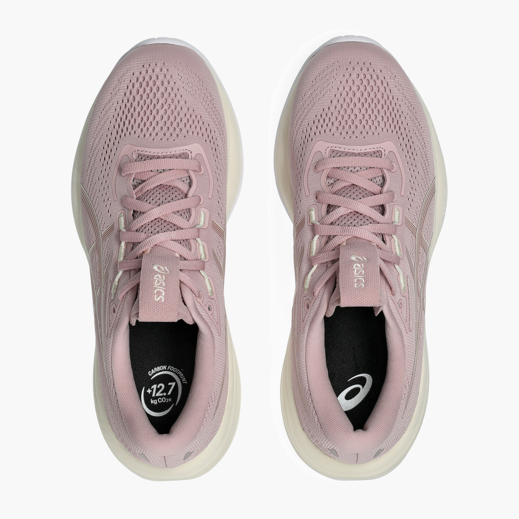 Overhead angle shot of Women's Gel-Cumulus 28 in Morganite / Pearl Pink