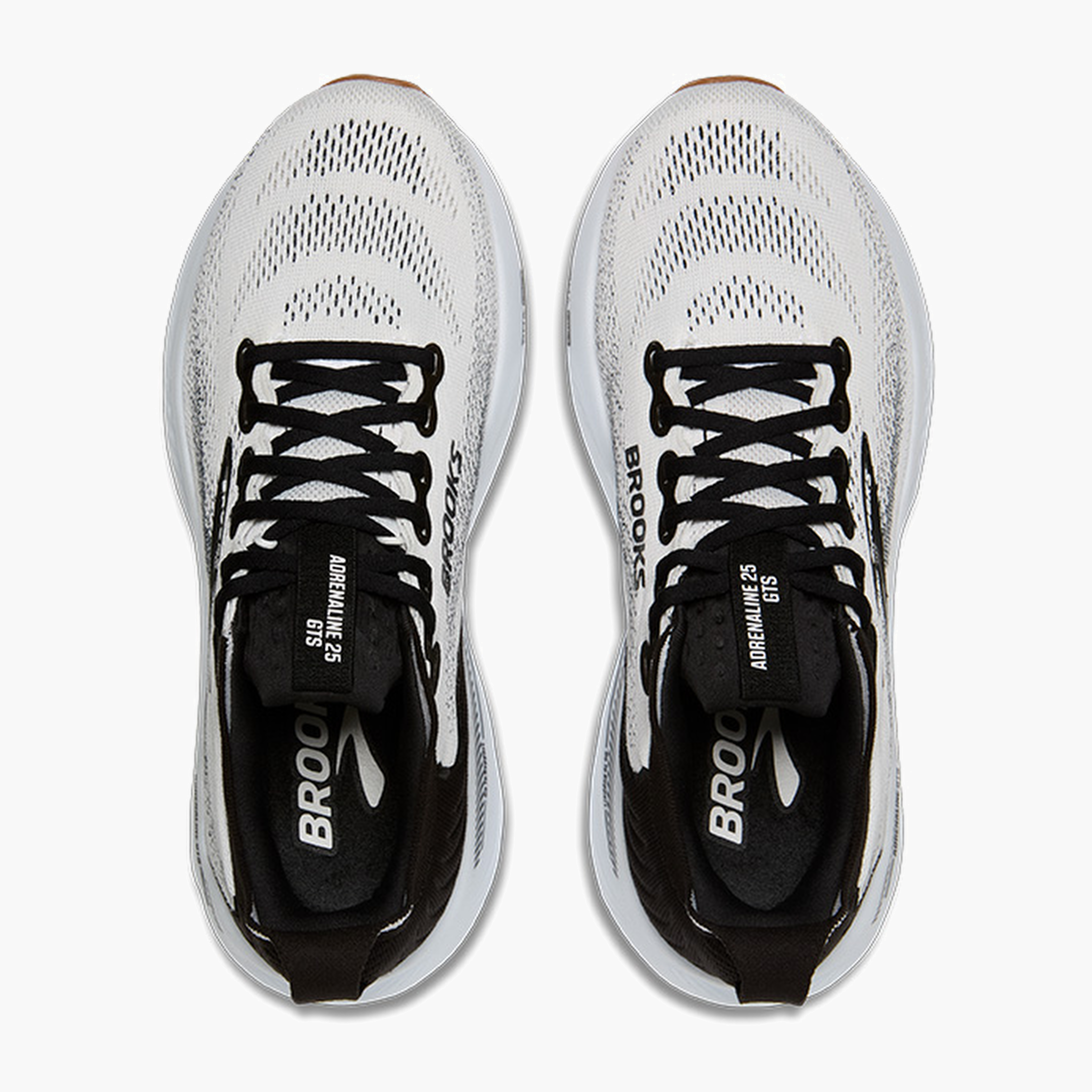 Overhead angle shot of Men's Adrenaline GTS 25 in White / Black / White