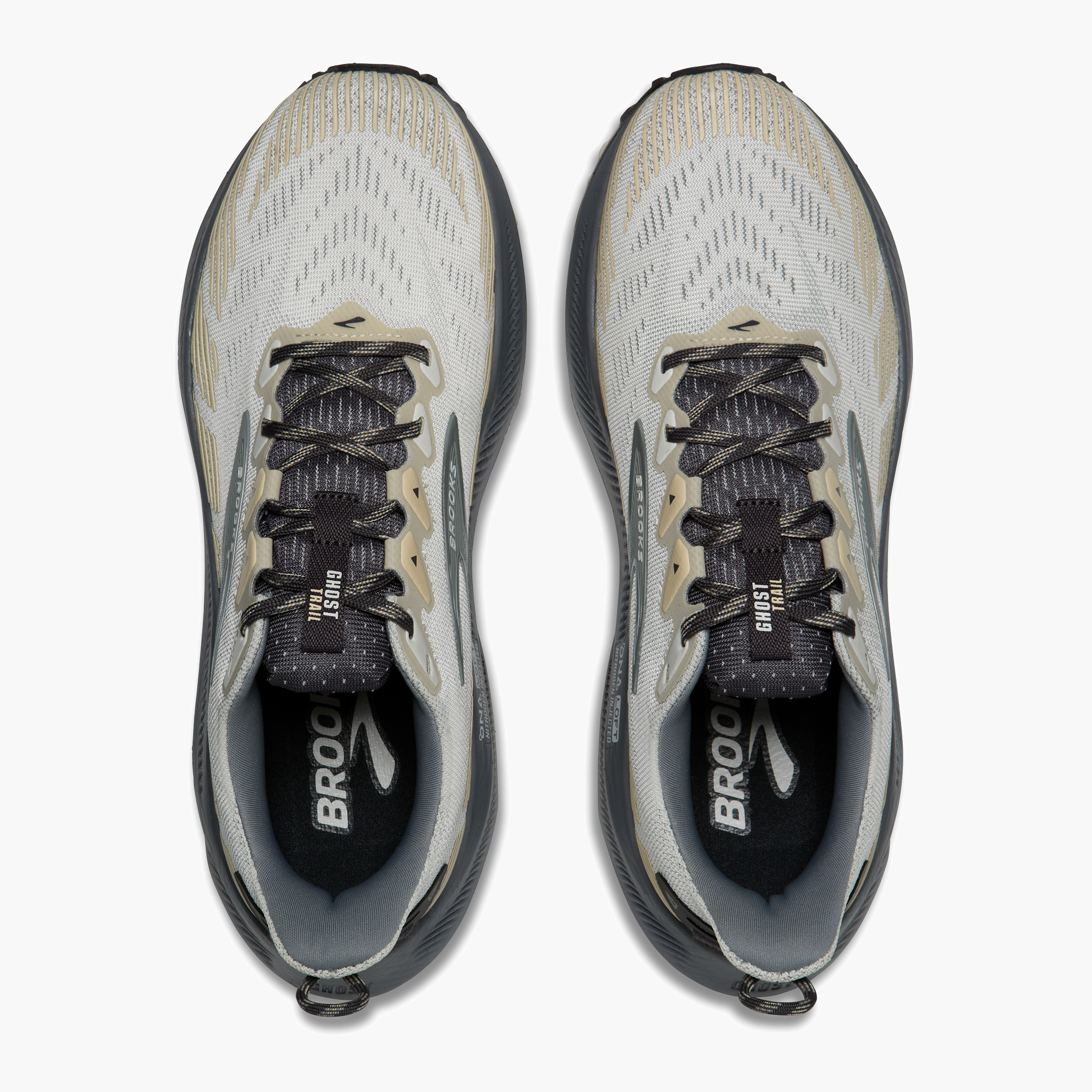 Overhead angle shot of Men's Ghost Trail in Gray / Gray / Bleached Sand