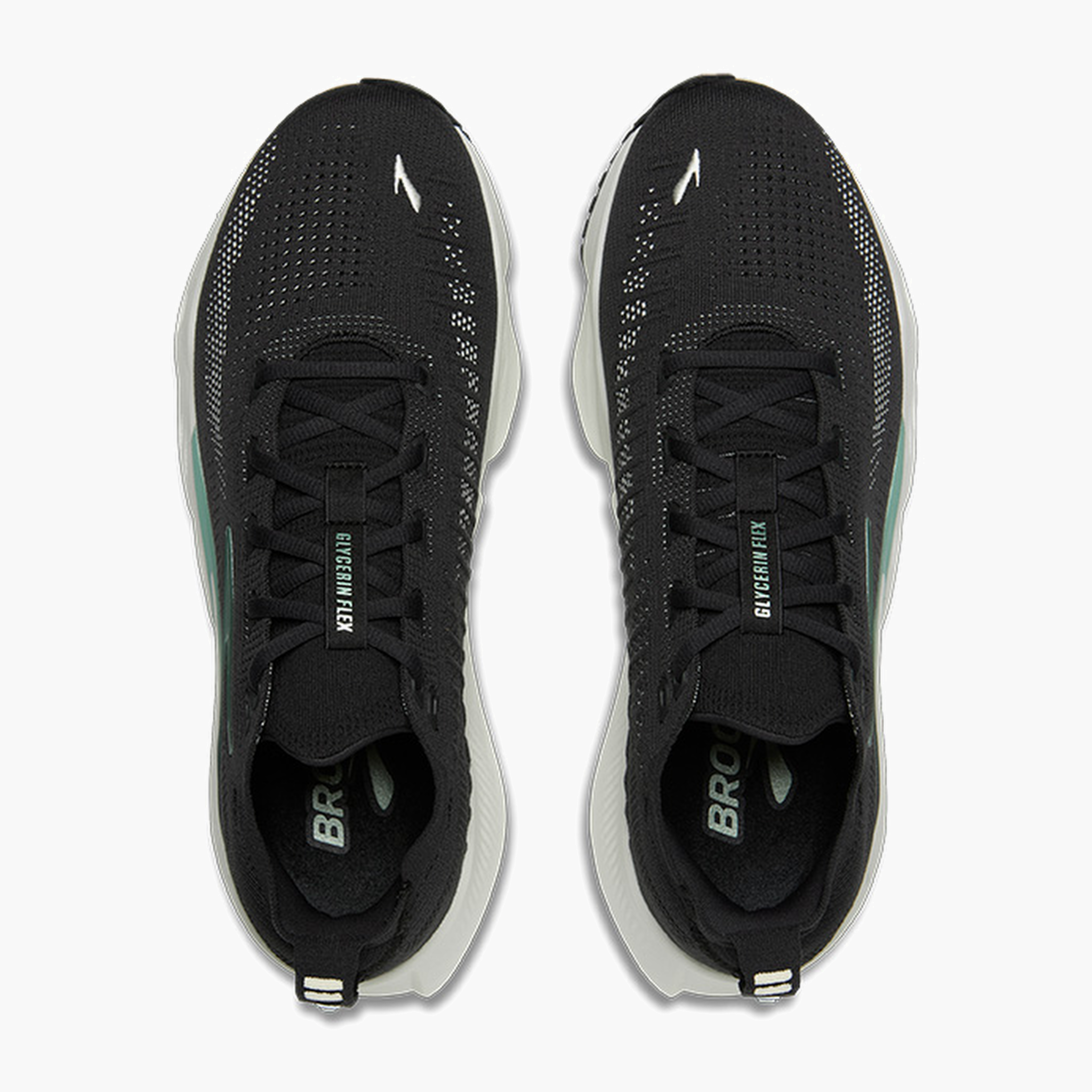 Overhead angle shot of Men's Glycerin Flex in Phantom / Metallic / Coconut