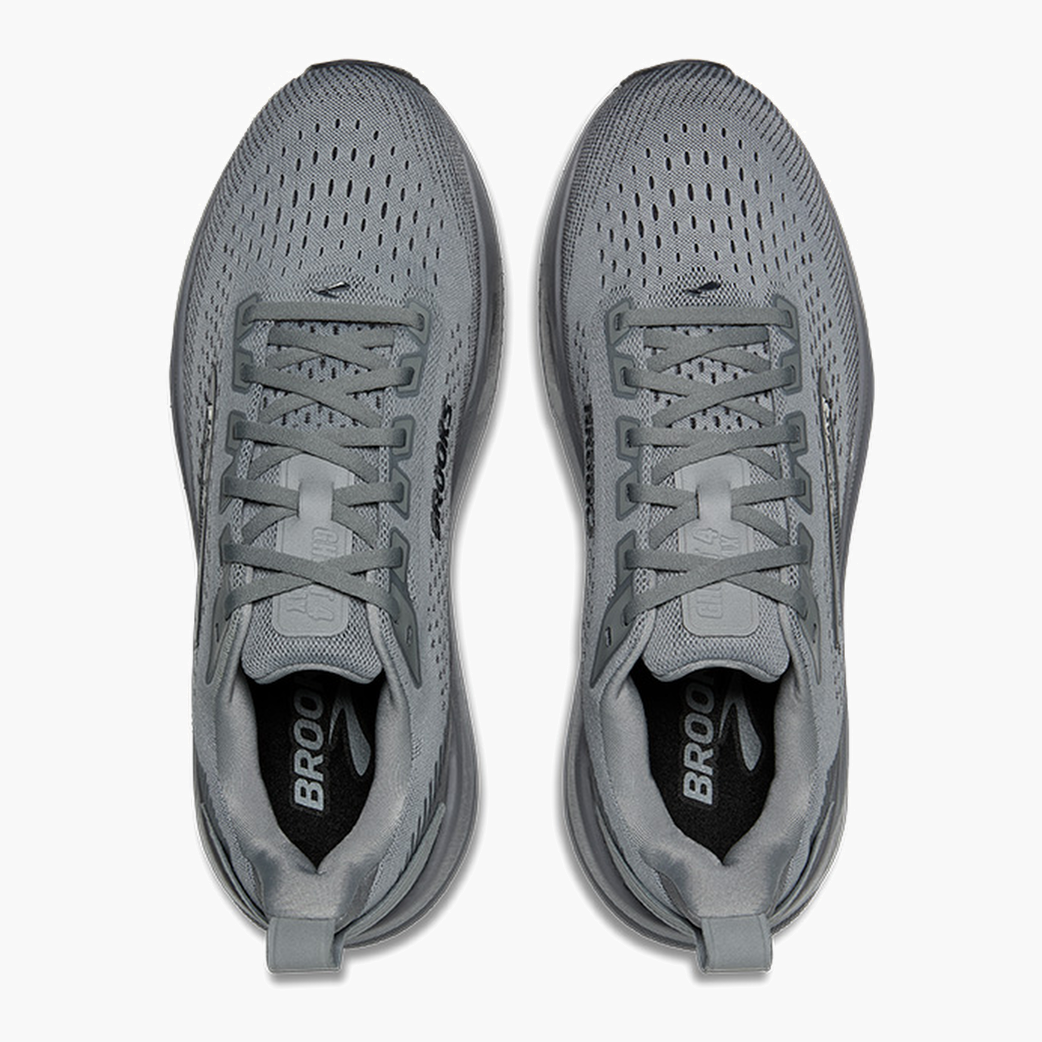 Overhead angle shot of Men's Ghost Max 4 in Grey / Grey / Ebony