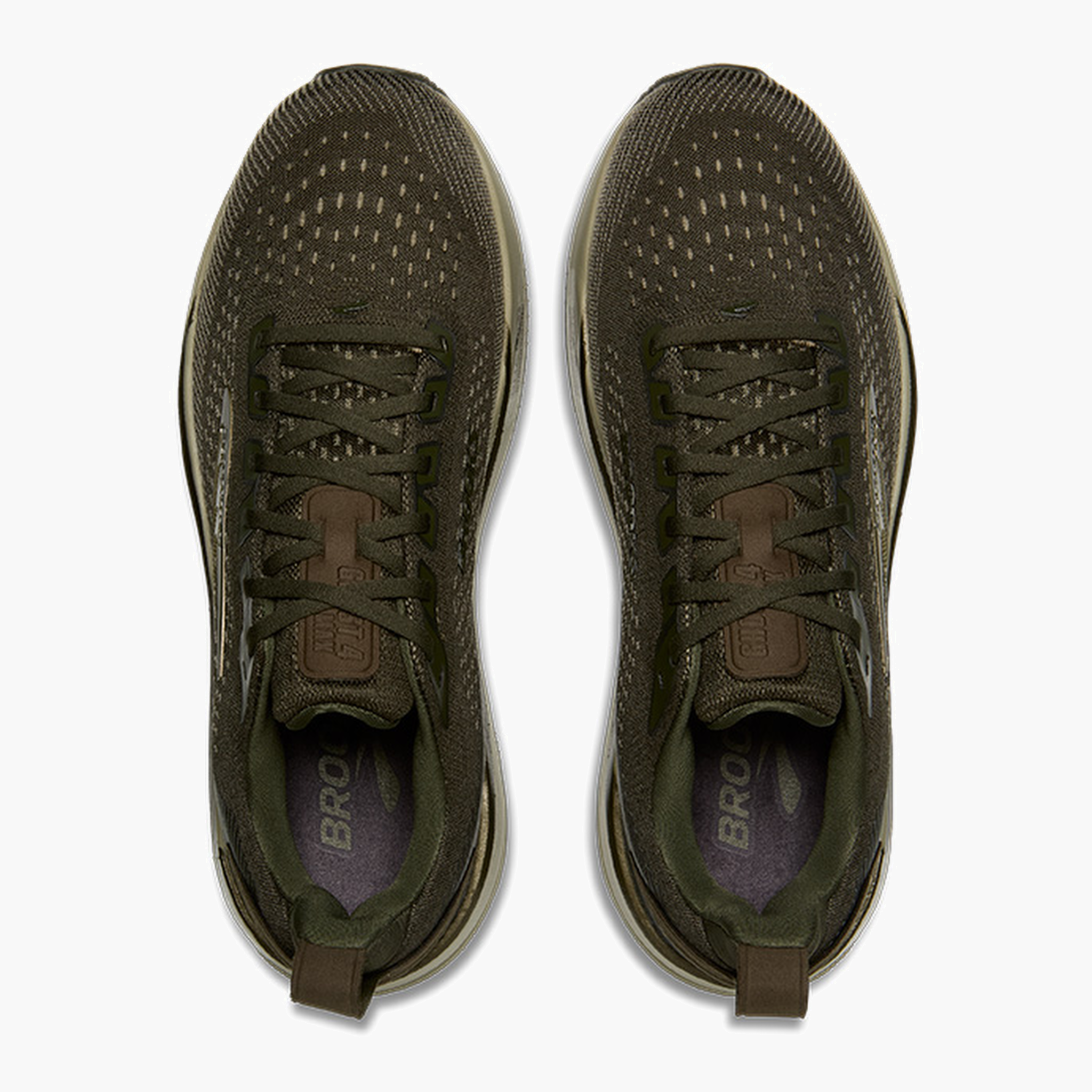 Overhead angle shot of Men's Ghost Max 4 in Forest Night / Olive