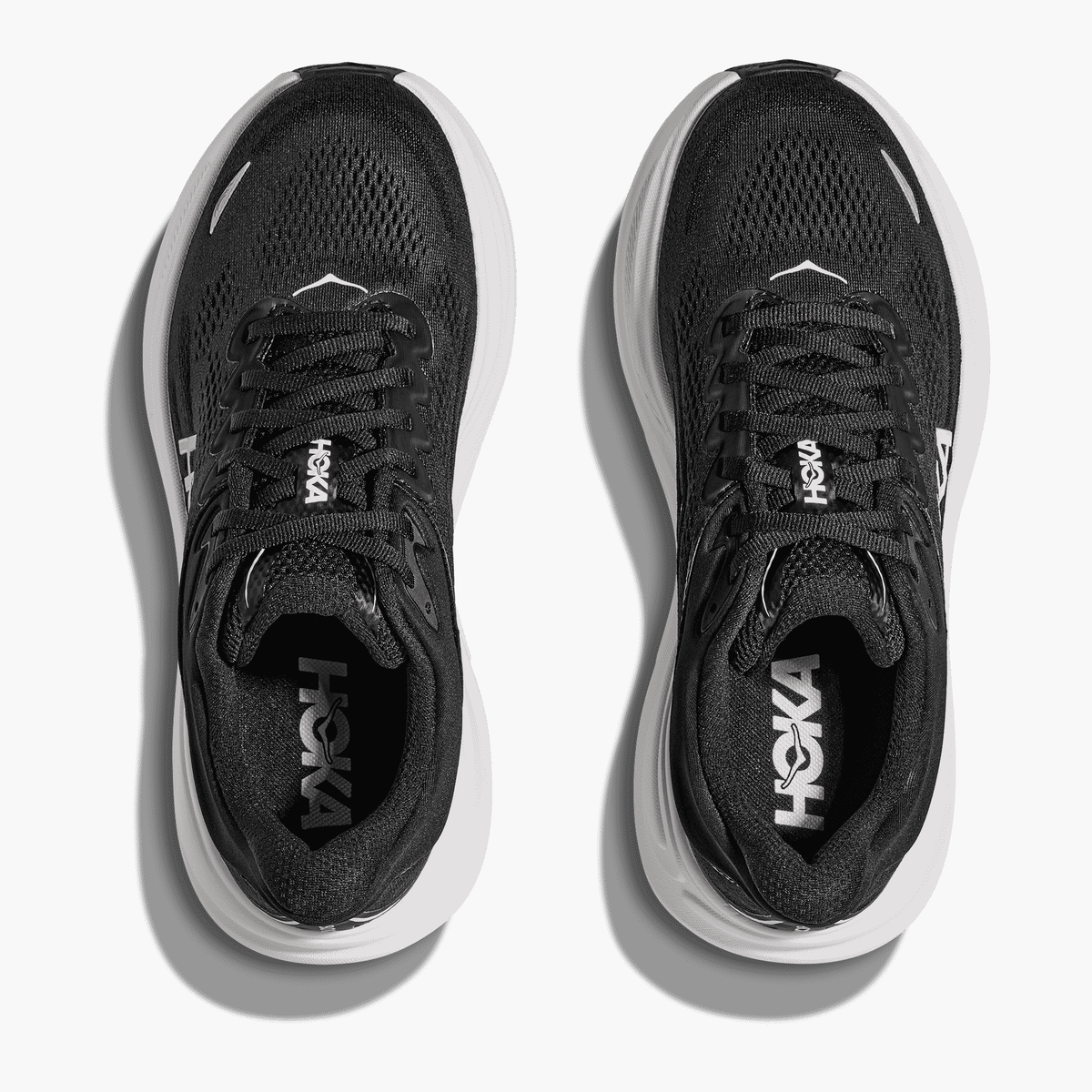 Overhead angle shot of Men's Bondi 9 in Black / White