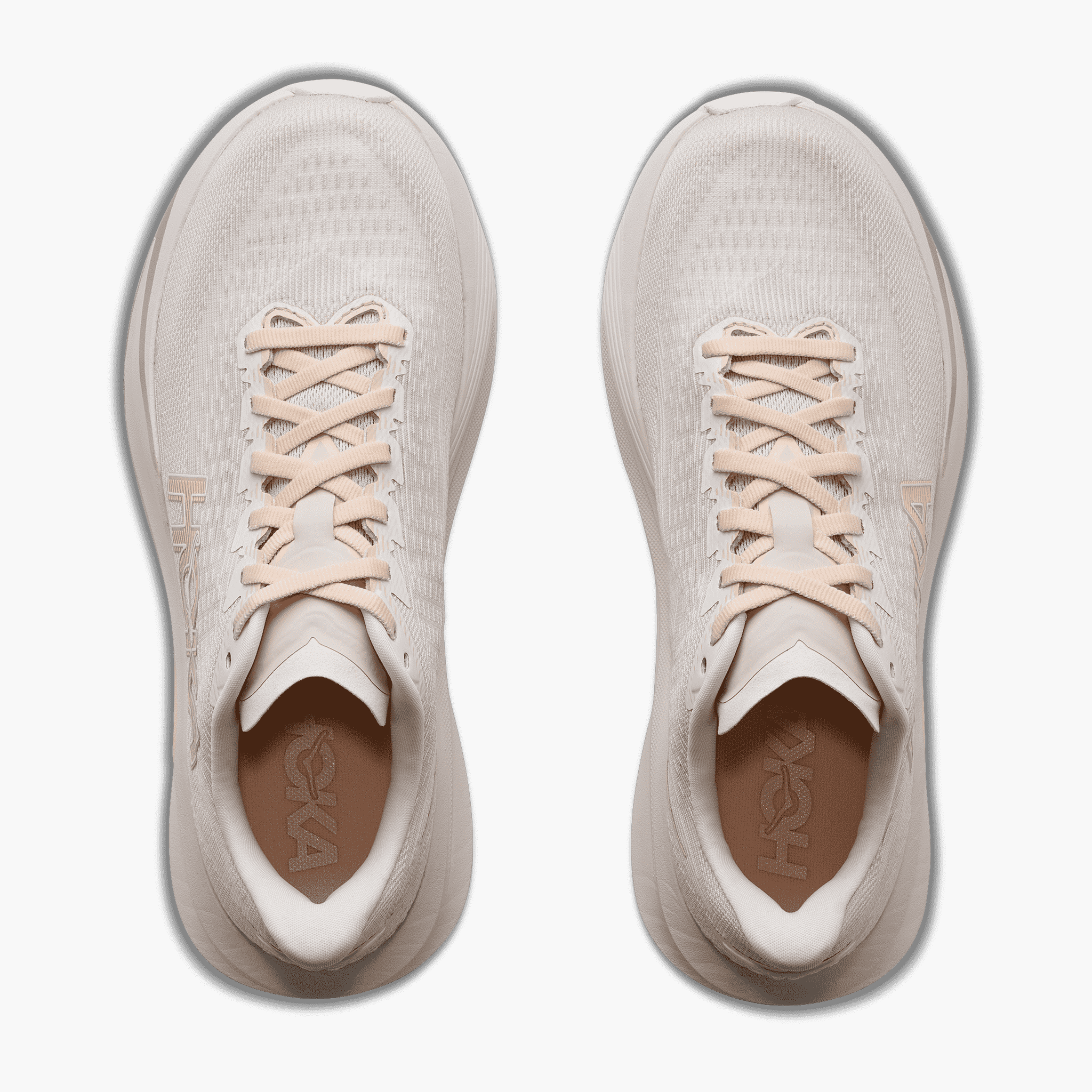 Overhead angle shot of Women's Mach 7 in Oat Milk  /  Alabaster