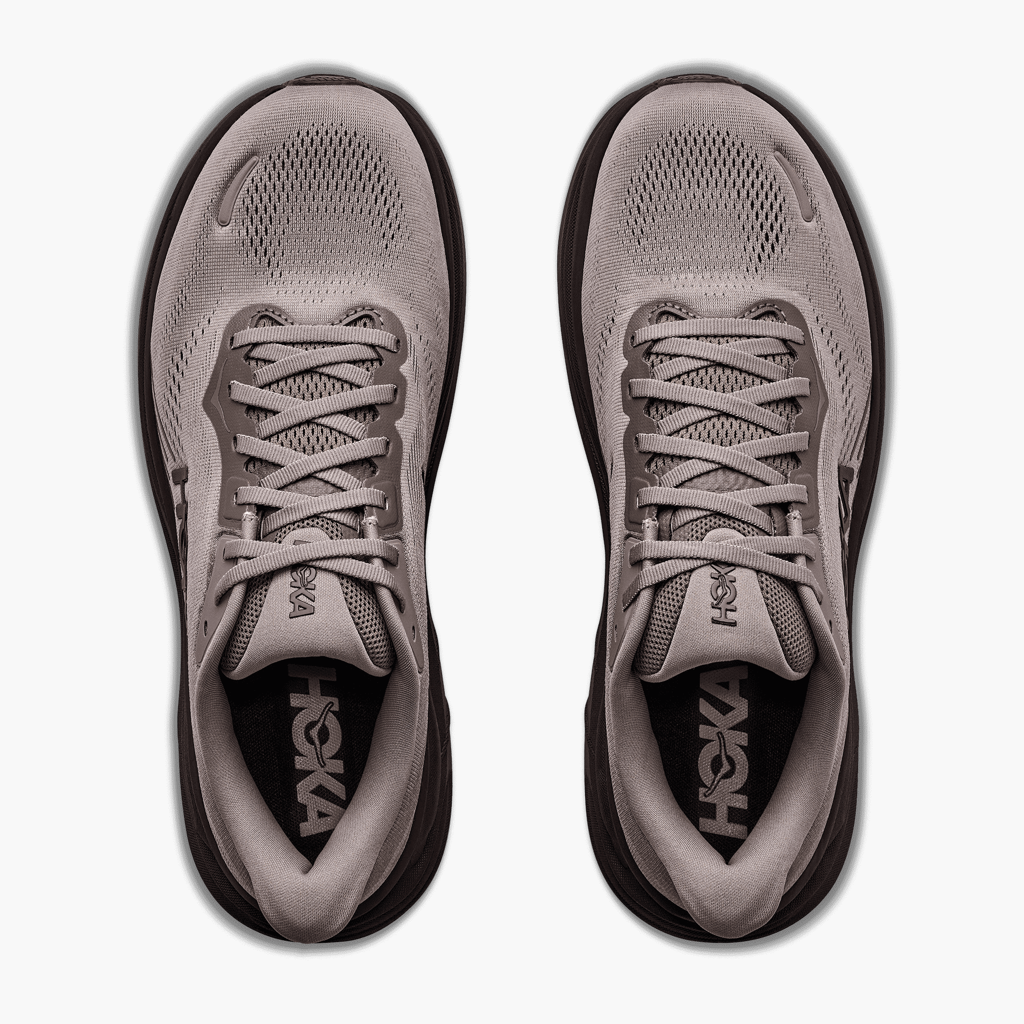 Overhead angle shot of Men's Clifton 11 in Boulder Grey  /  Pebble Grey