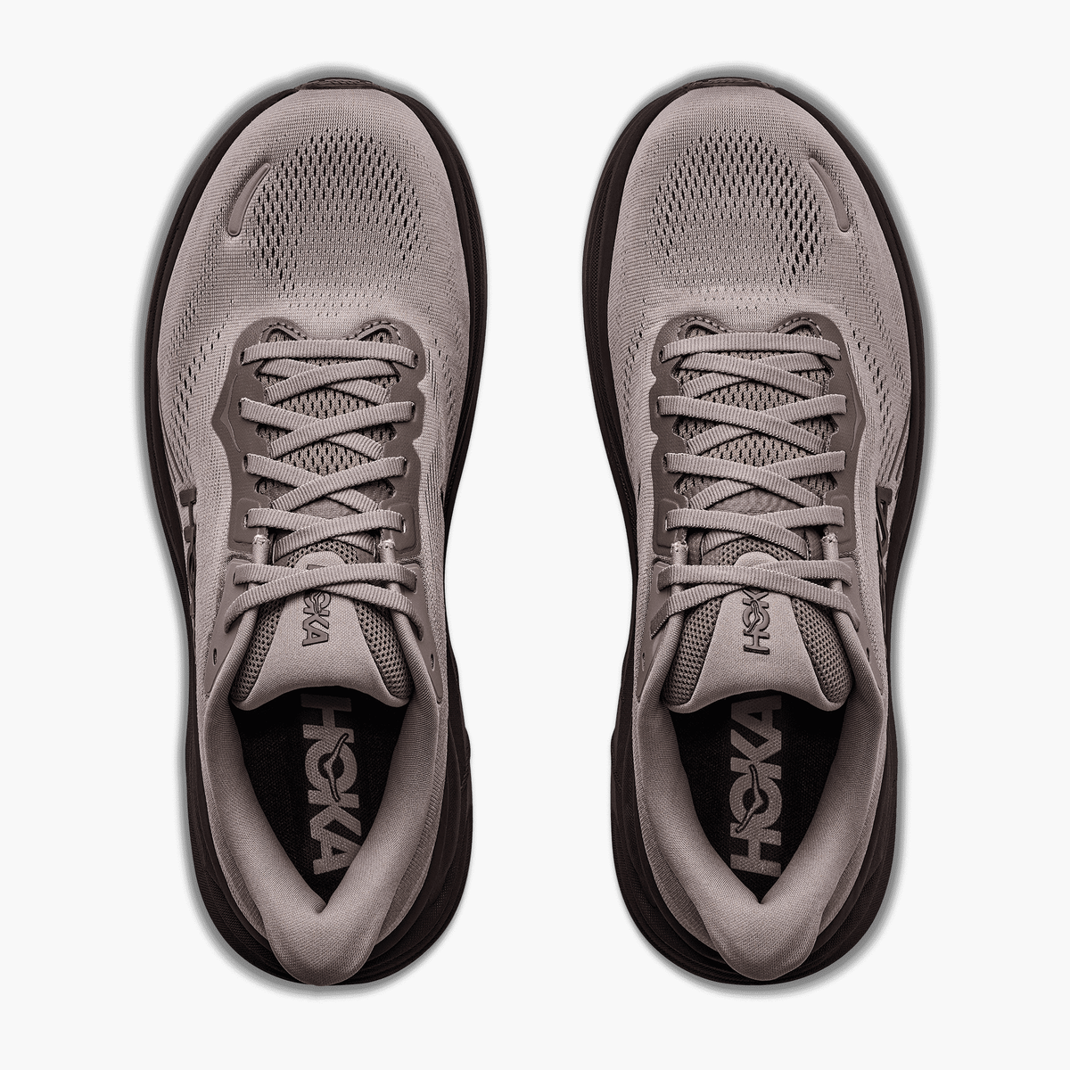 Overhead angle shot of Men's Clifton 11 in Boulder Grey  /  Pebble Grey