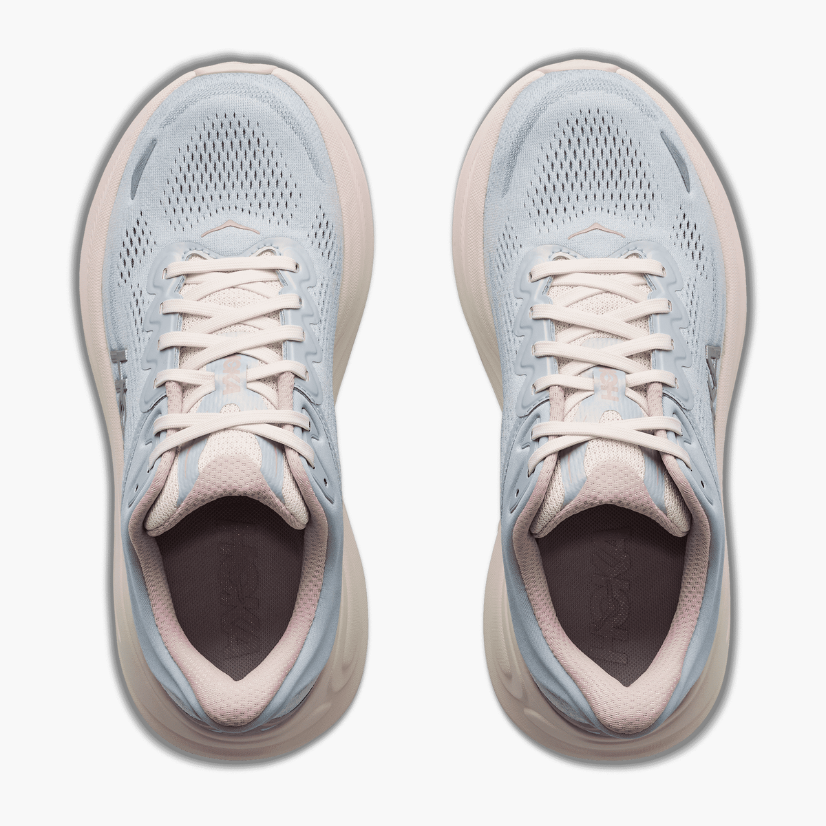 Overhead angle shot of Women's Bondi 9 in Alabaster  /  Mineral Blue