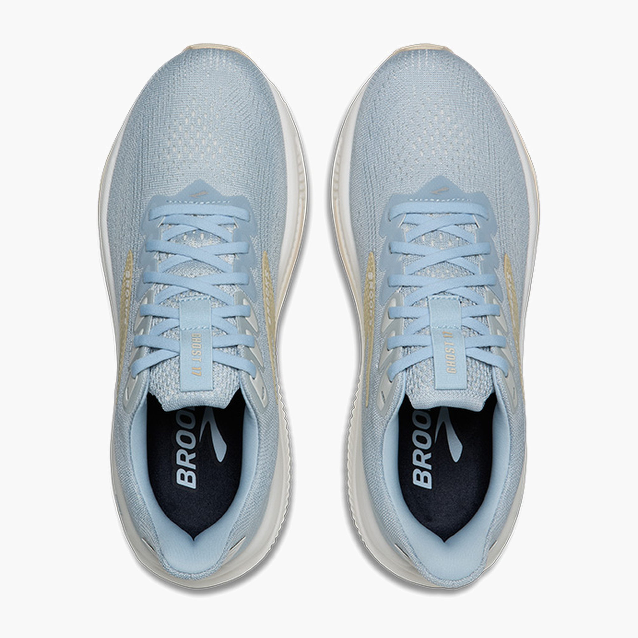 Overhead angle shot of Women's Ghost 17 in Skyway / Coconut / Sand