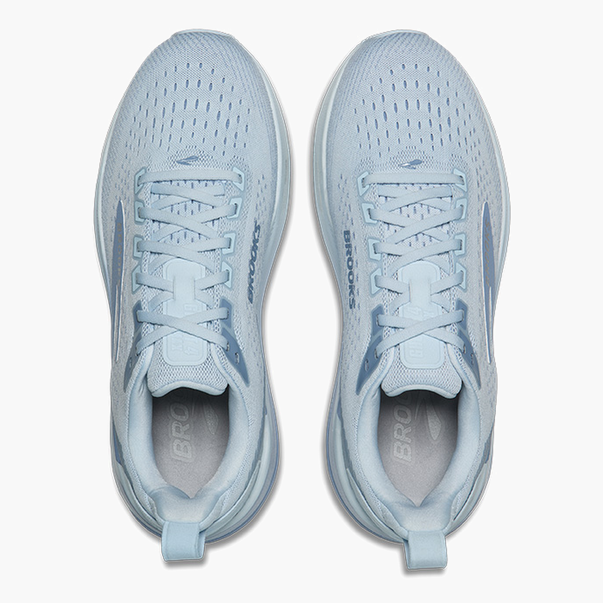 Overhead angle shot of Women's Ghost Max 4 in Blue / Blue / Chrome