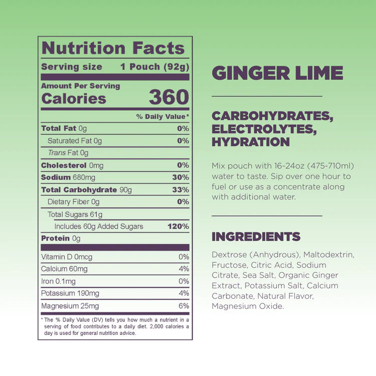 High Carb Fuel Drink Mix Single Serving