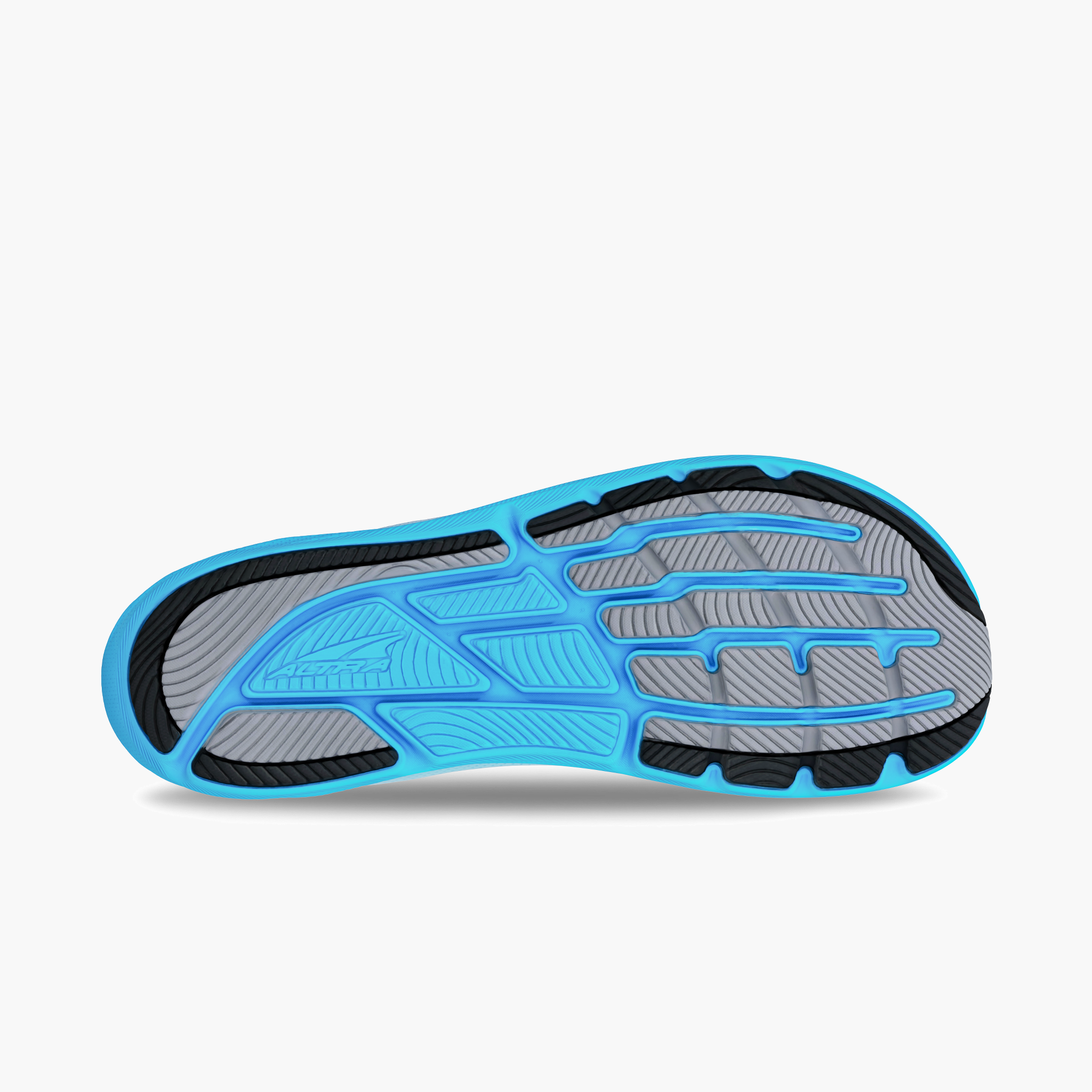 Overhead angle shot of Men's Torin 8 in White/blue