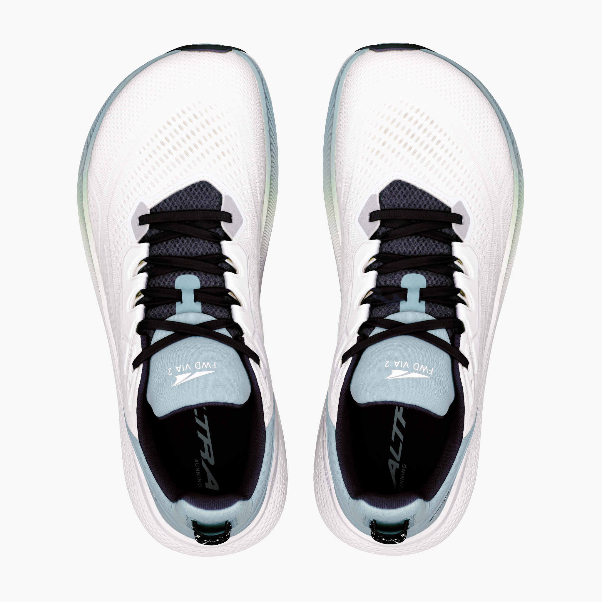 Overhead angle shot of Men's FWD Via 2 in Vaporous Grey / Vpros Gry