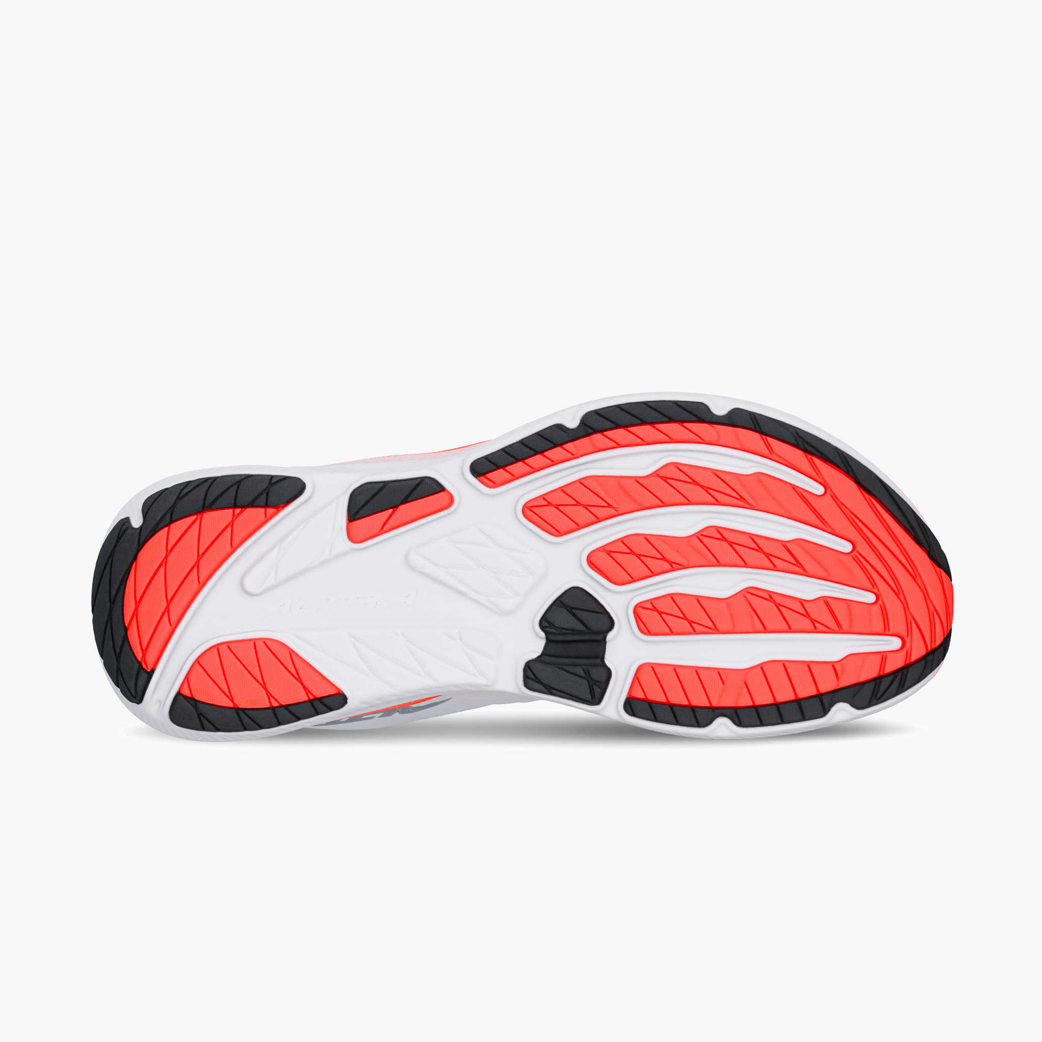 Overhead angle shot of Men's Experience Flow 3 in White / Coral