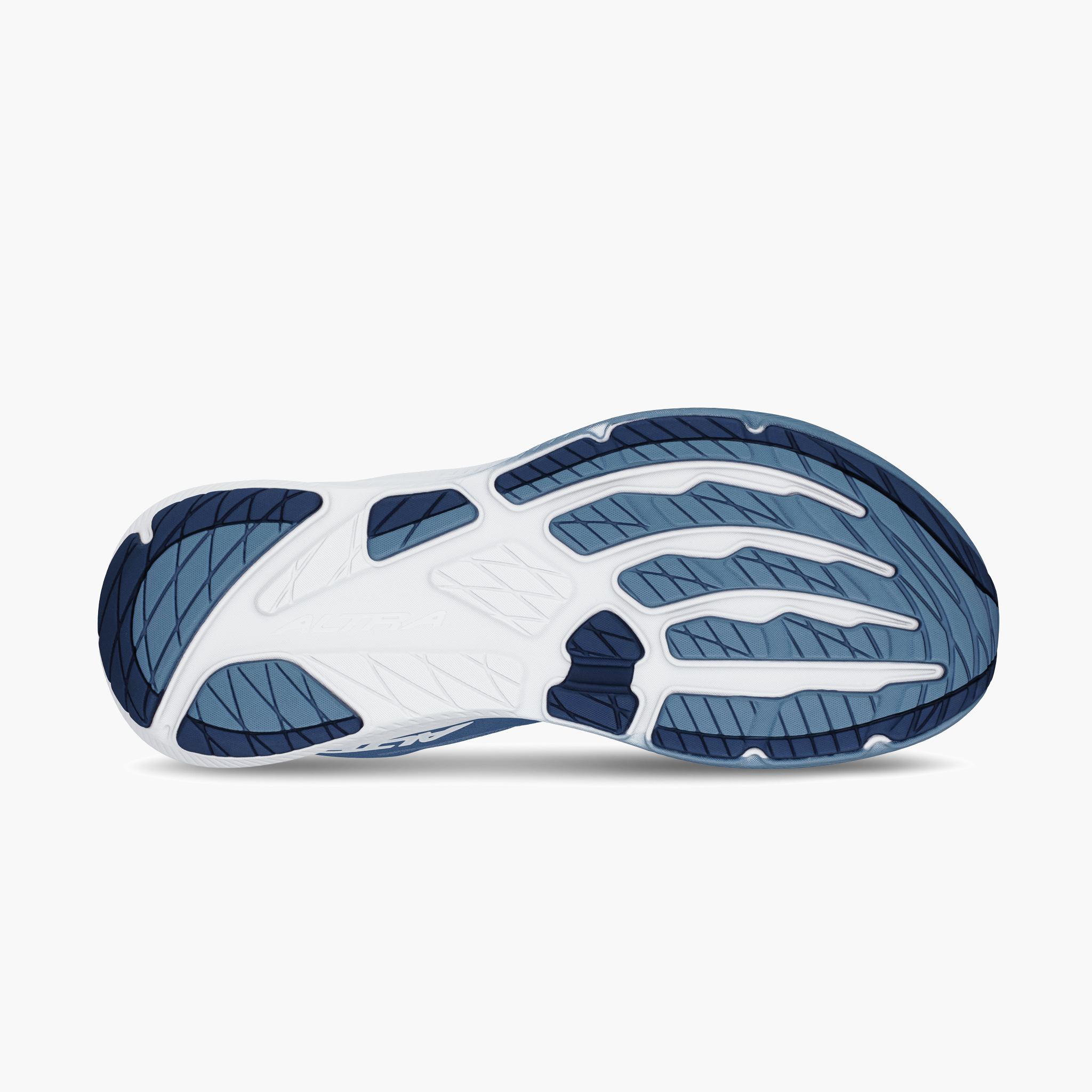 Overhead angle shot of Men's Experience Flow 3 in Navy / Light Blue