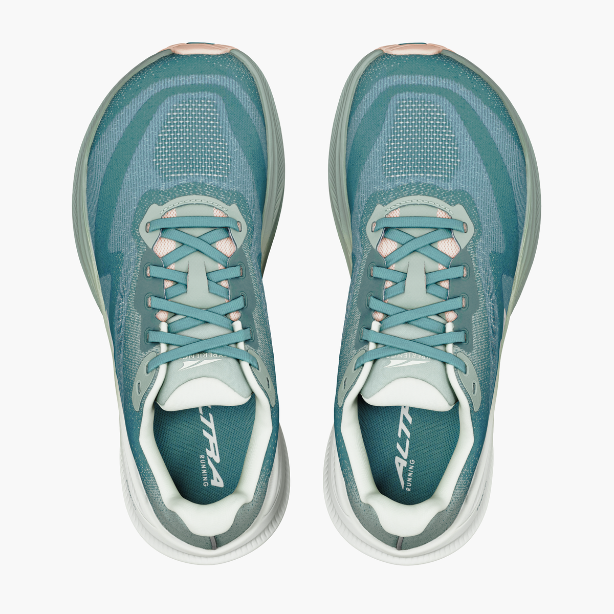 Overhead angle shot of Women's Experience Flow 3 in Sea Pine / Ice / Grn Milieu