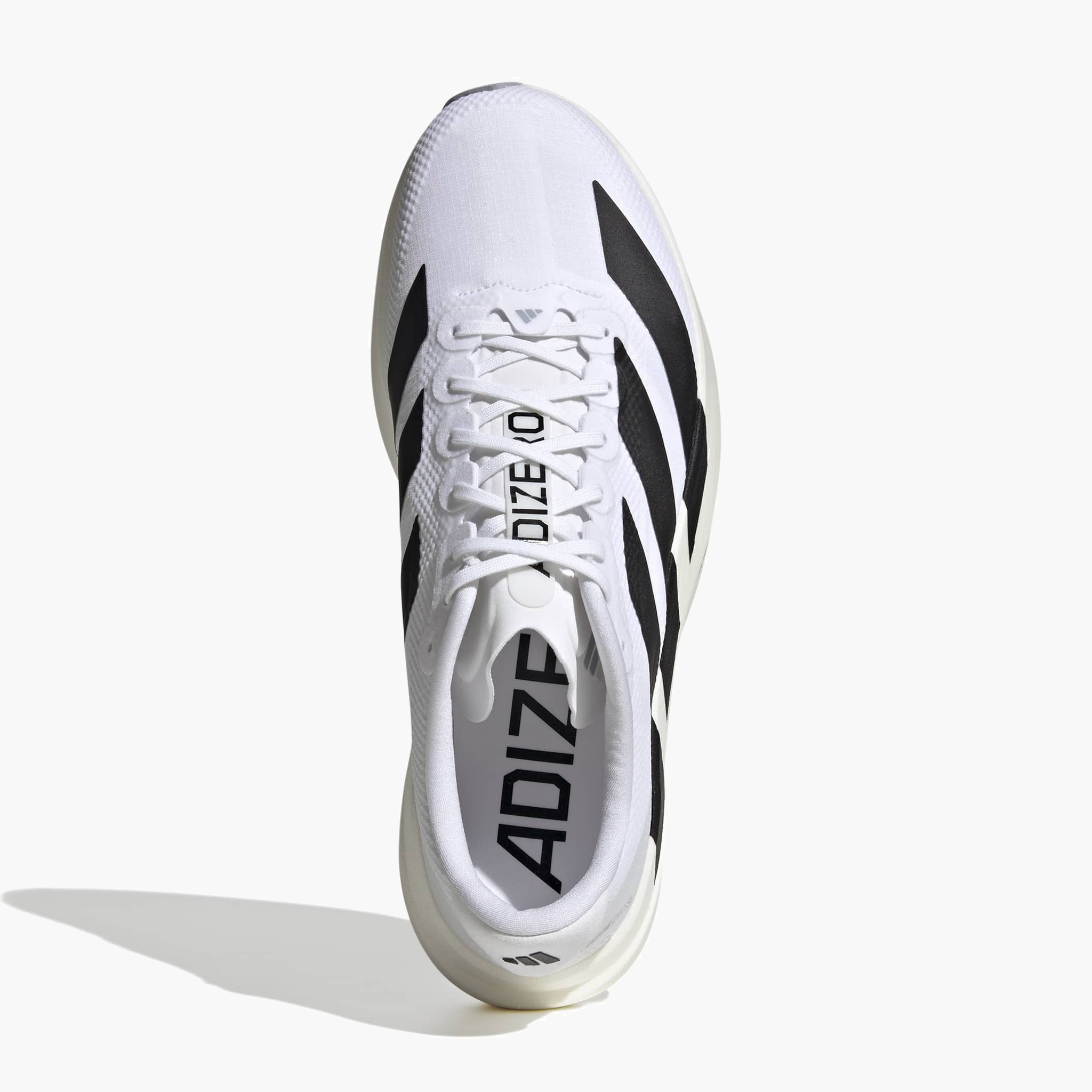 Overhead angle shot of Men's Evo SL Woven in Ftwwht / Cblack / Dshgry