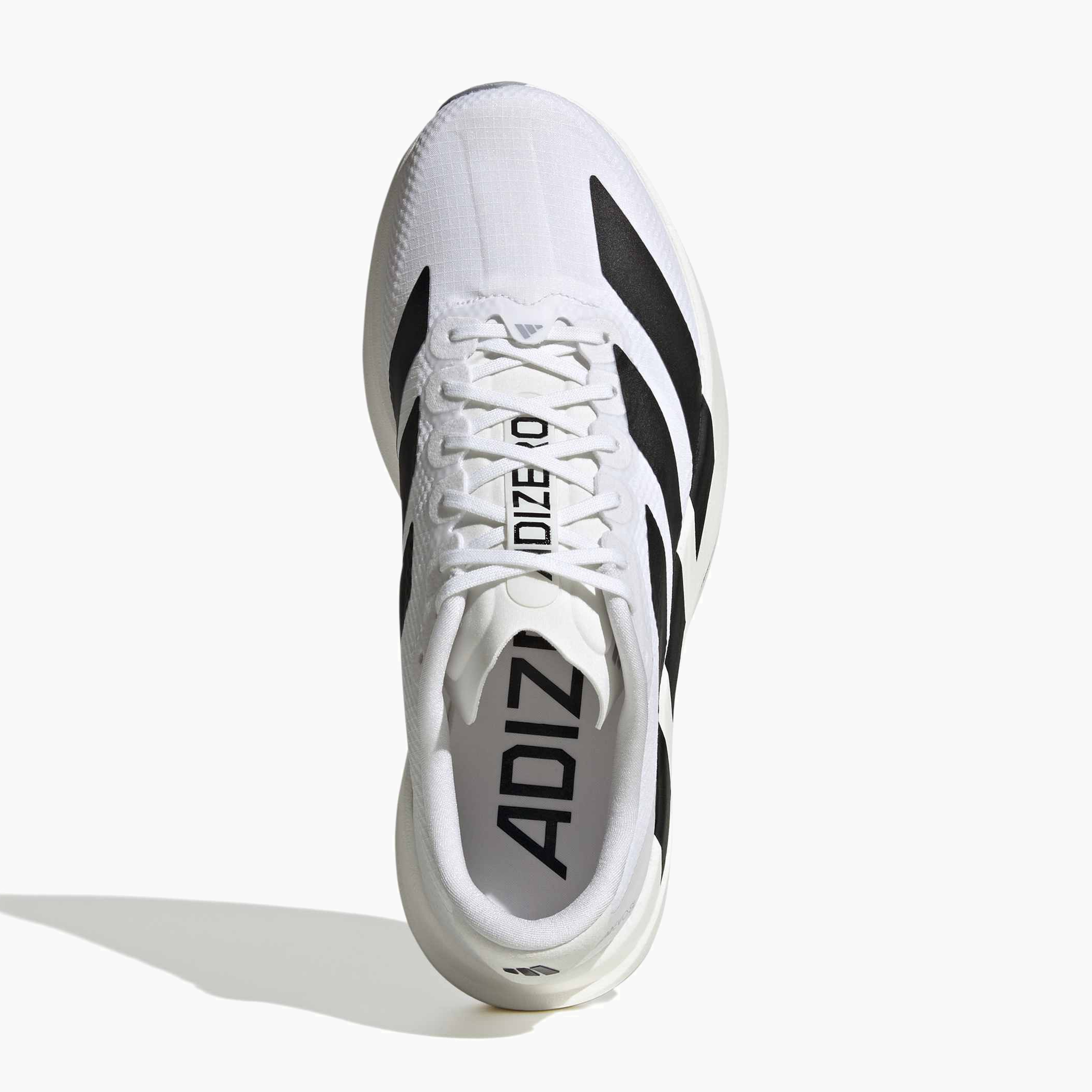 Overhead angle shot of Women's Evo SL Woven in Ftwwht / Cblack / Dshgry