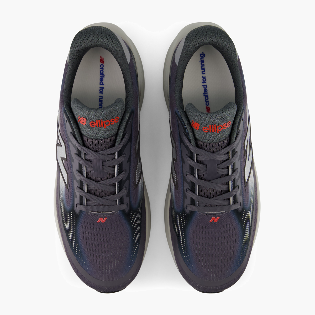 Overhead angle shot of Men's Ellipse v1 in Magnet / Black
