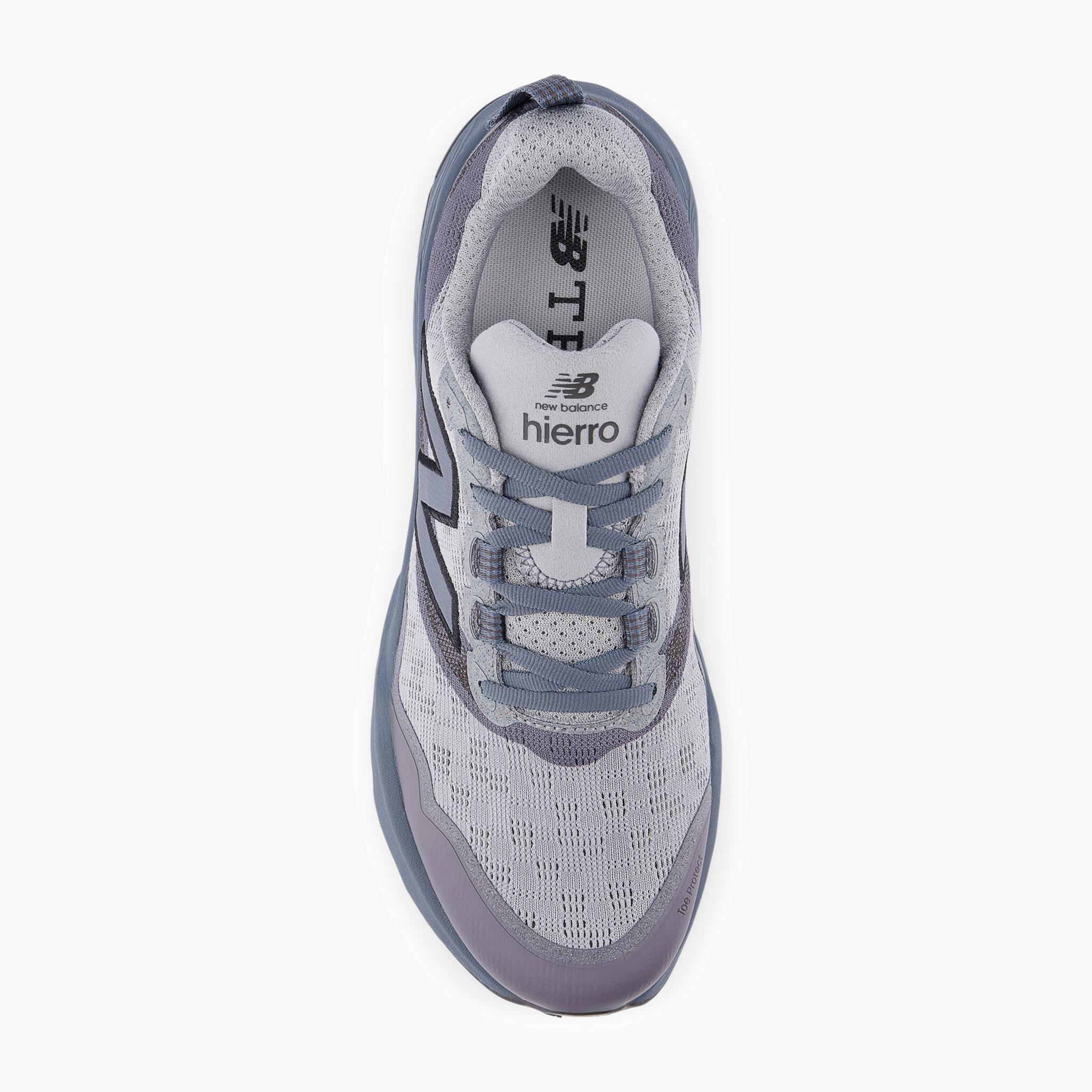 Overhead angle shot of Men's Hierro v9 in Slategrey / Shadowblue
