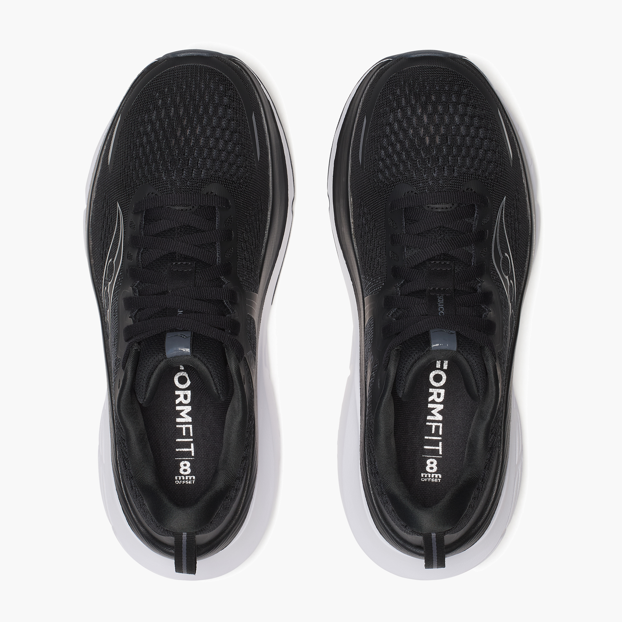 Overhead angle shot of Women's Guide 18 in Black/white