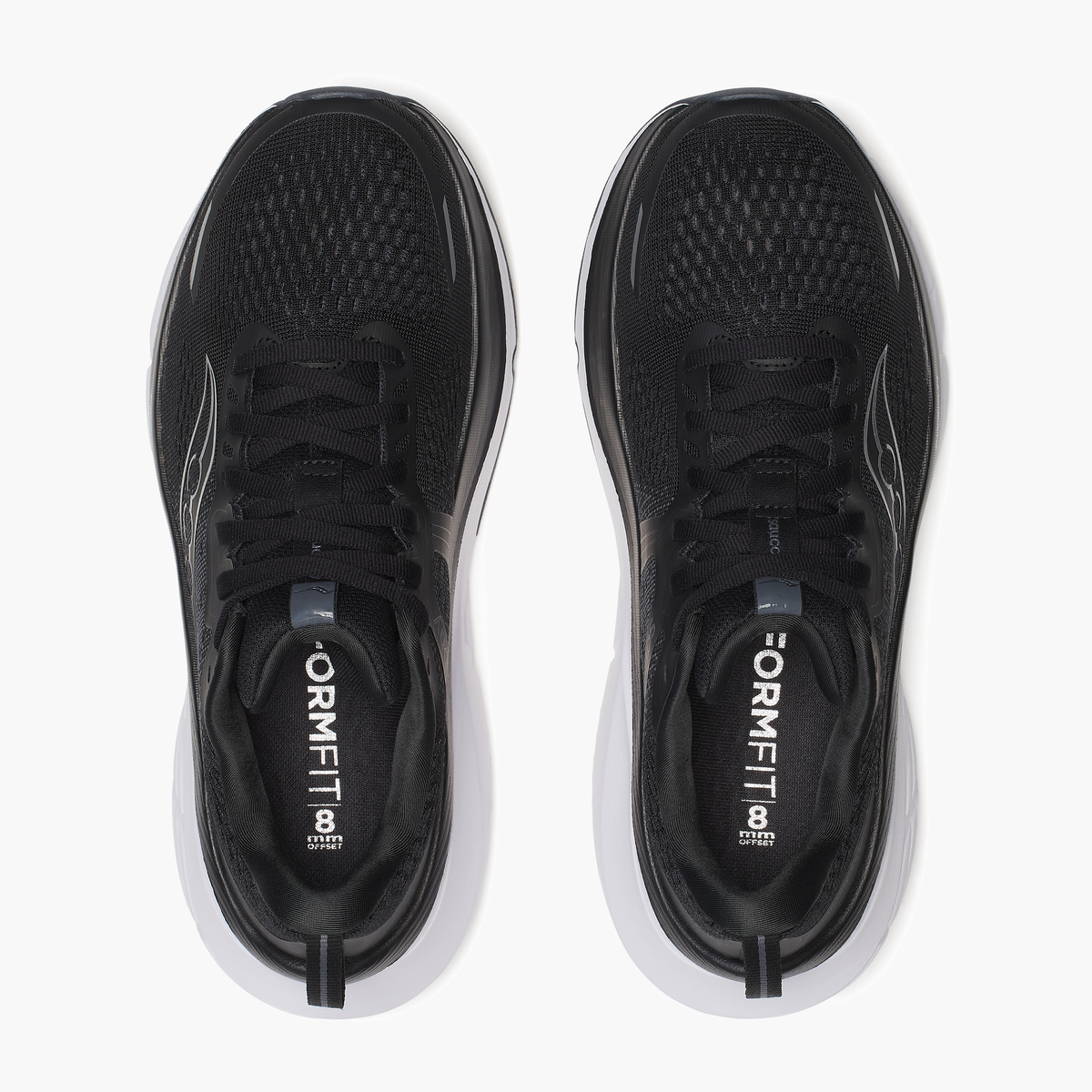 Overhead angle shot of Women's Guide 18 in Black/white