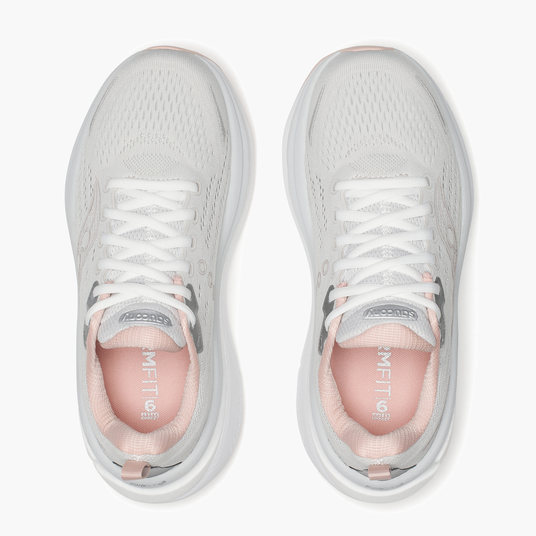 Overhead angle shot of Women's Hurricane 25 in Arctic / White