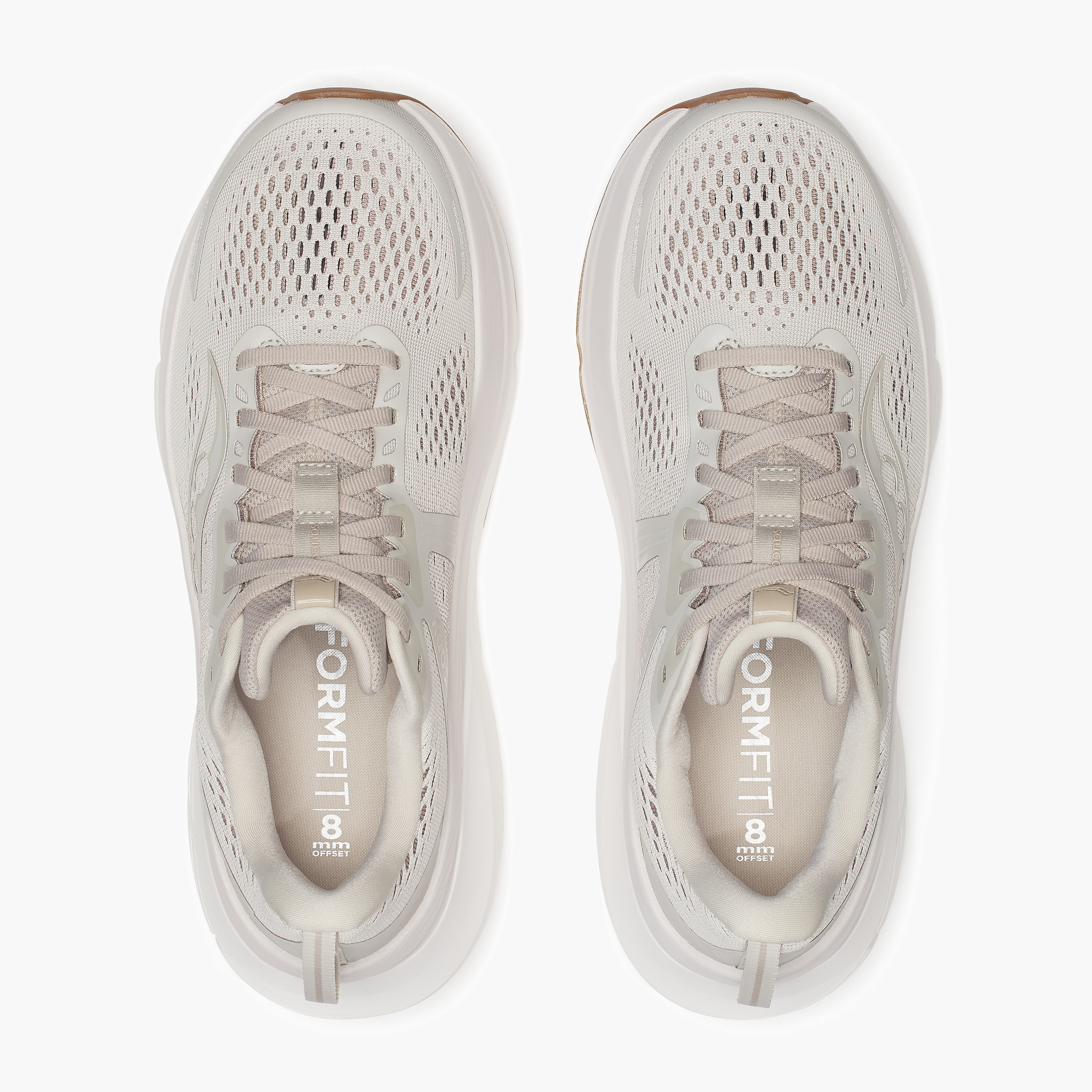Overhead angle shot of Men's Guide 18 in Bone
