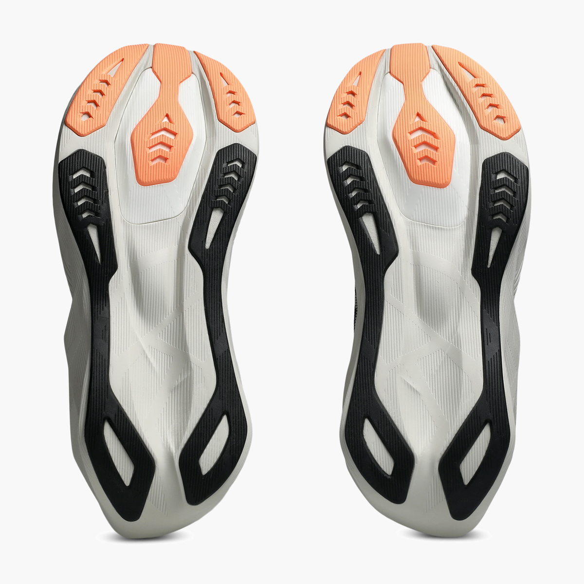 Sole angle shot of Men's Novablast 6 in Black / Khaki