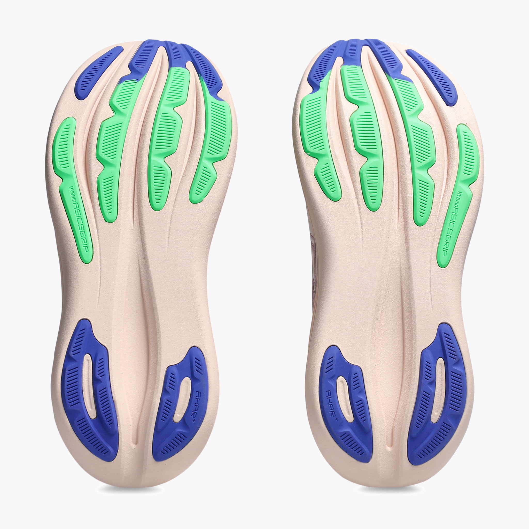 Sole angle shot of Women's Gel-Nimbus 28 in Pearl Pink / Morganite