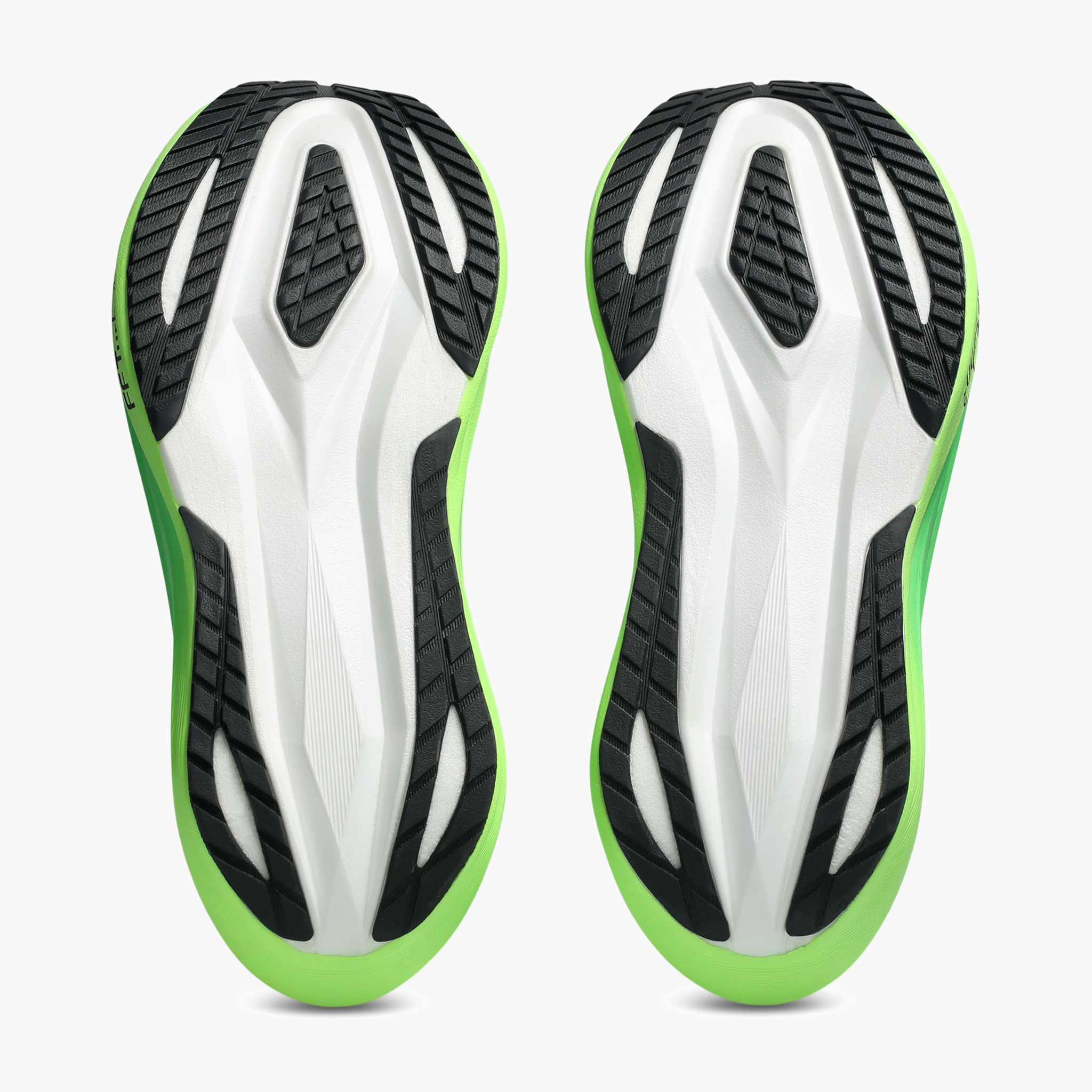 Sole angle shot of All Gender Megablast in Vital Green / Black