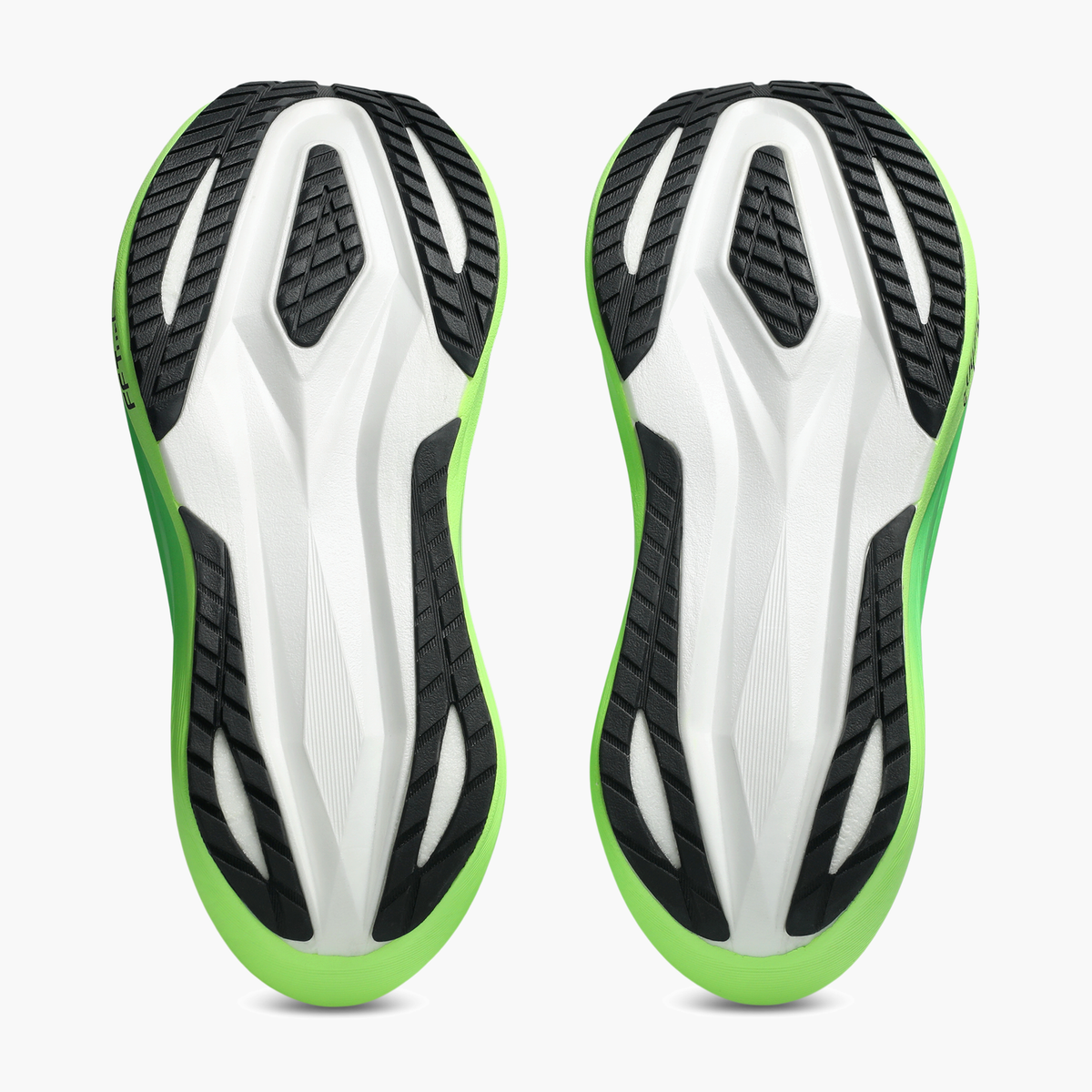 Sole angle shot of All Gender Megablast in Vital Green / Black