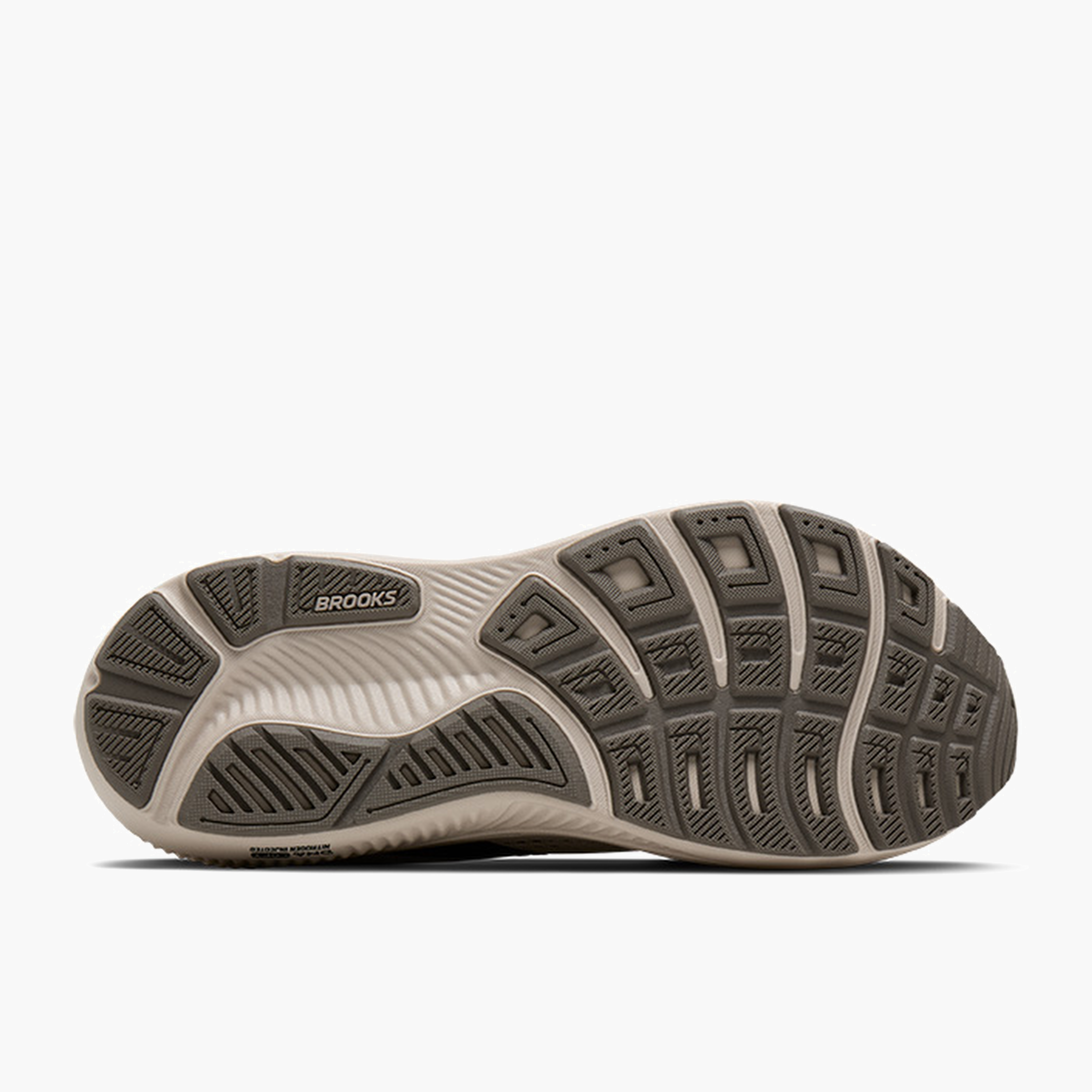 Sole angle shot of Men's Ghost 18 in Chateau / Black / Morel