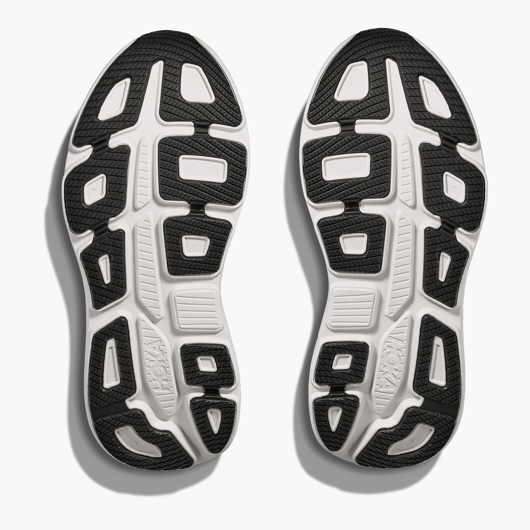 Sole angle shot of Men's Bondi 9 in Asteroid  /  Silver