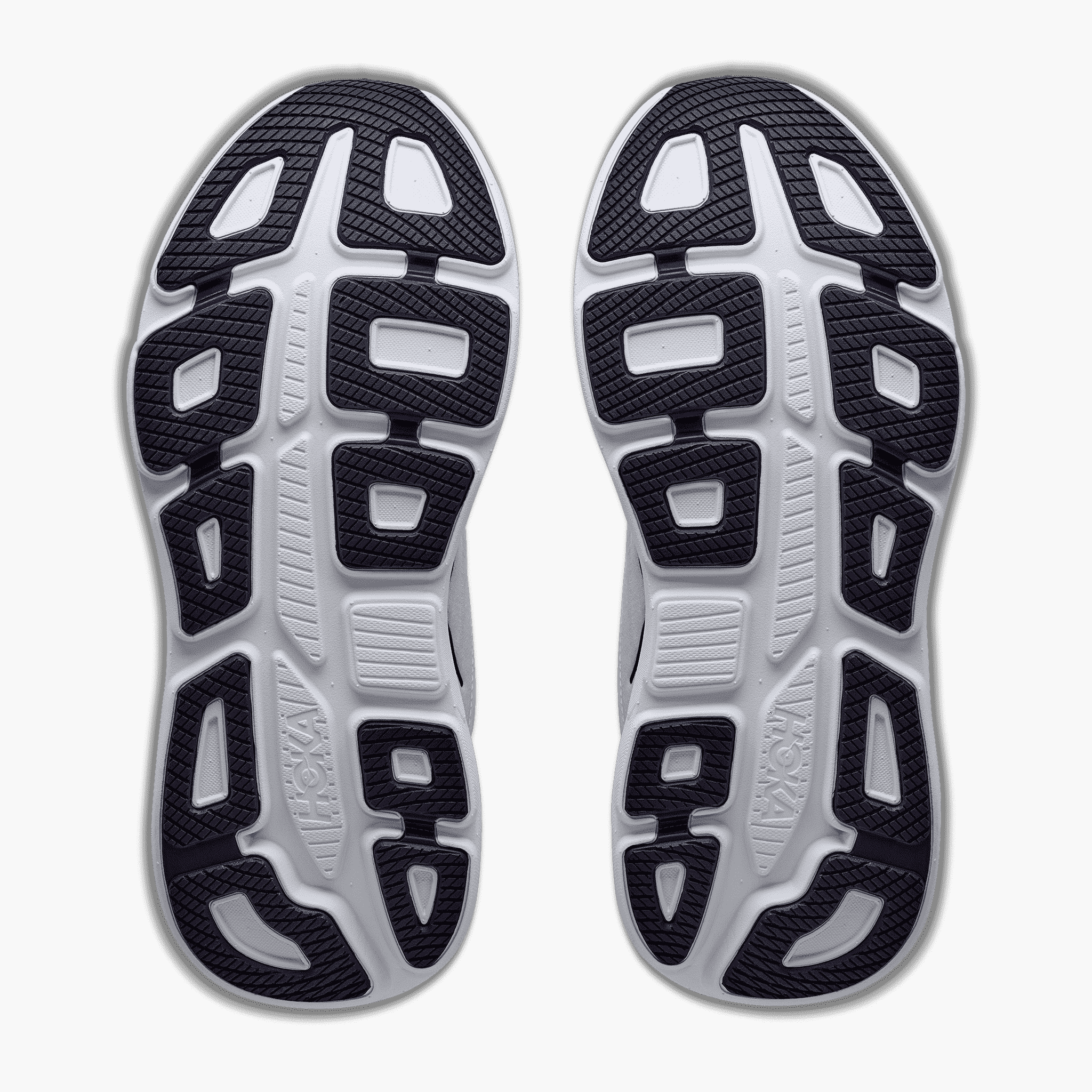 Sole angle shot of Men's Bondi 9 in Frost  /  Black