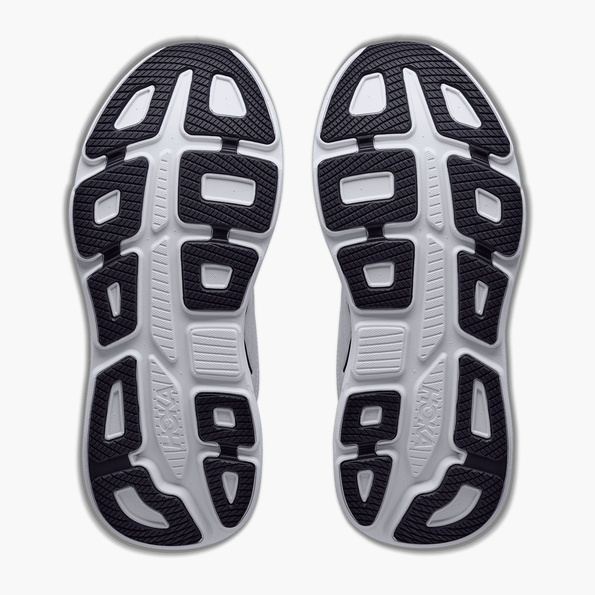 Sole angle shot of Men's Bondi 9 in Frost  /  Black
